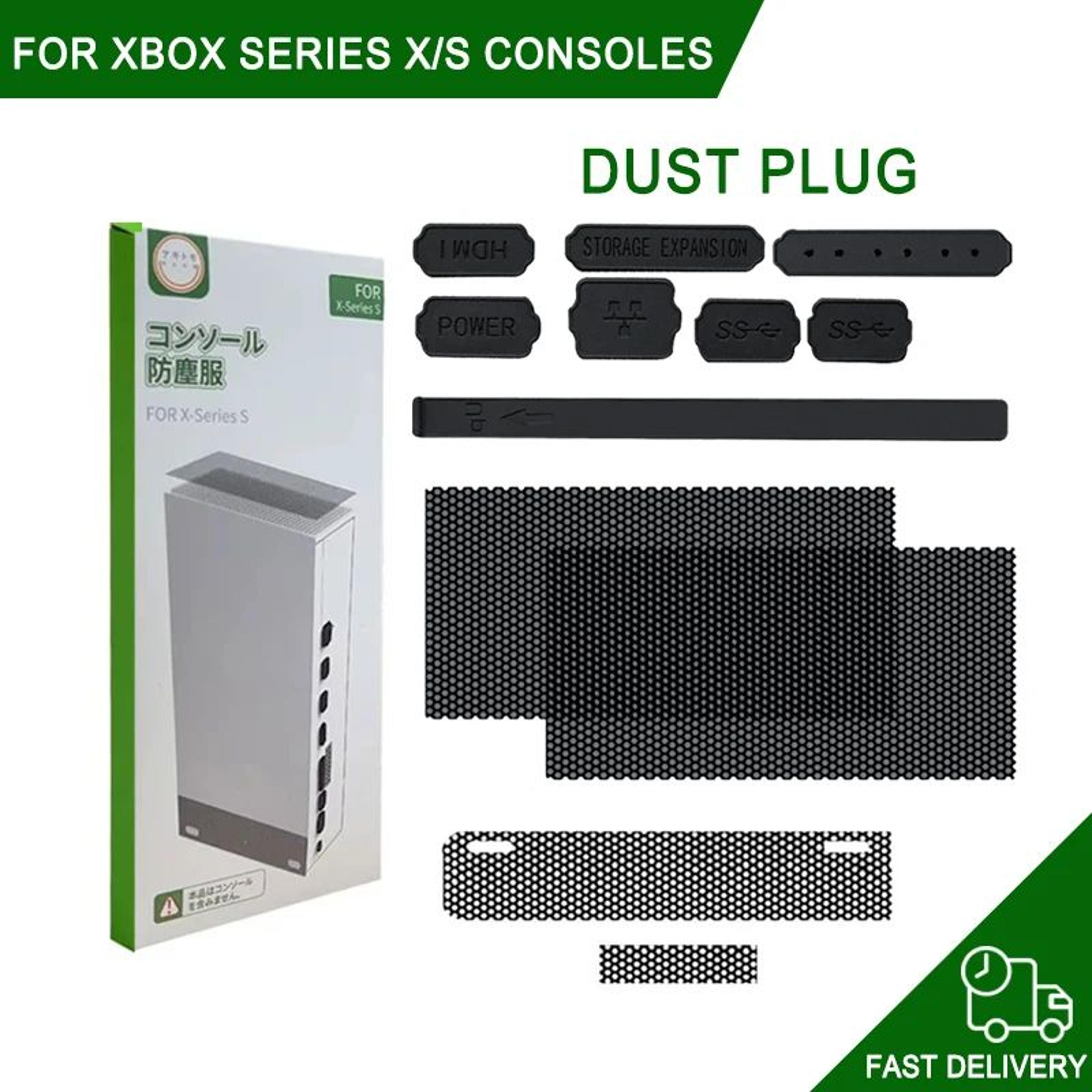 dust proof mesh filter and plug kit for xbox series x s