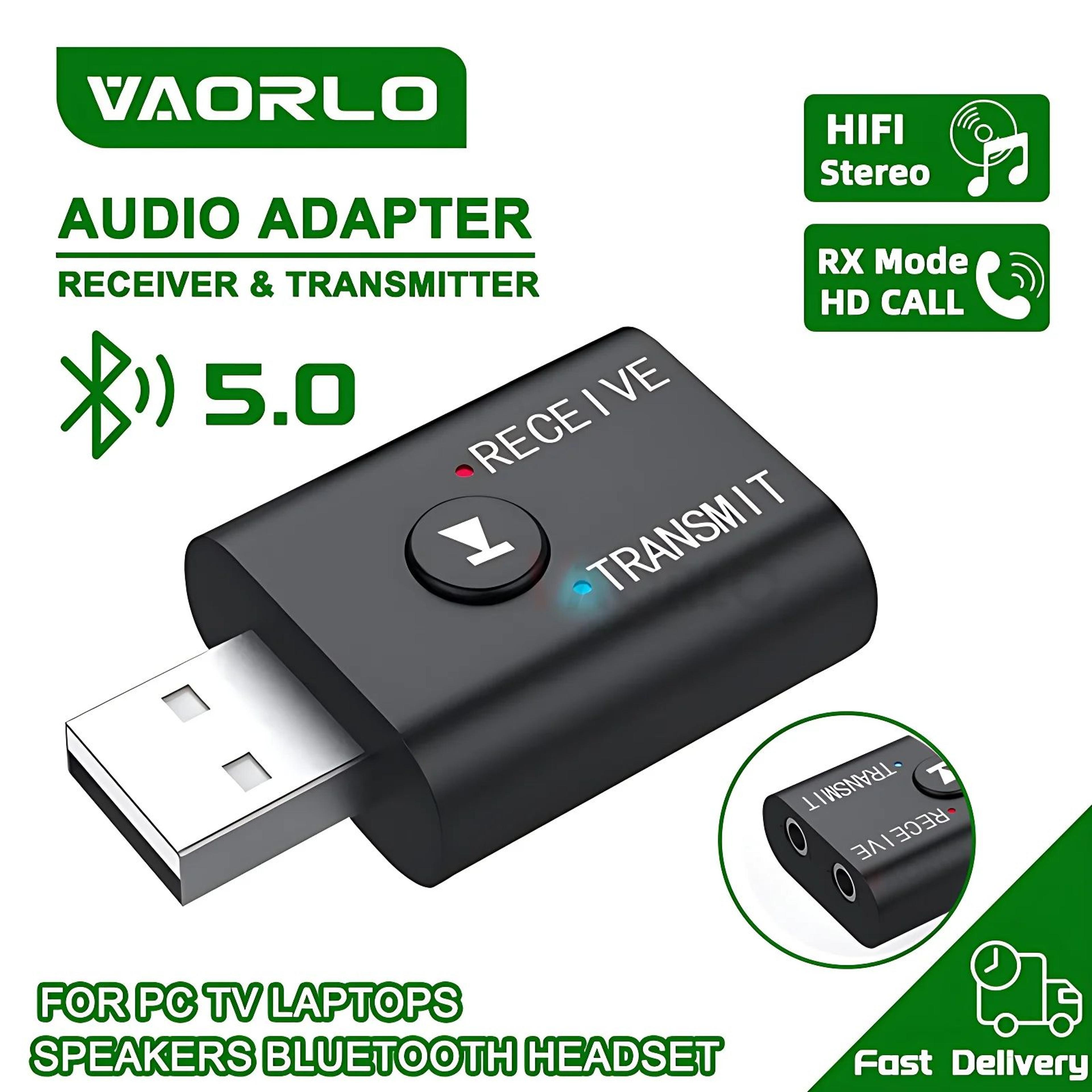 bluetooth 5.0 audio transmitter receiver adapter