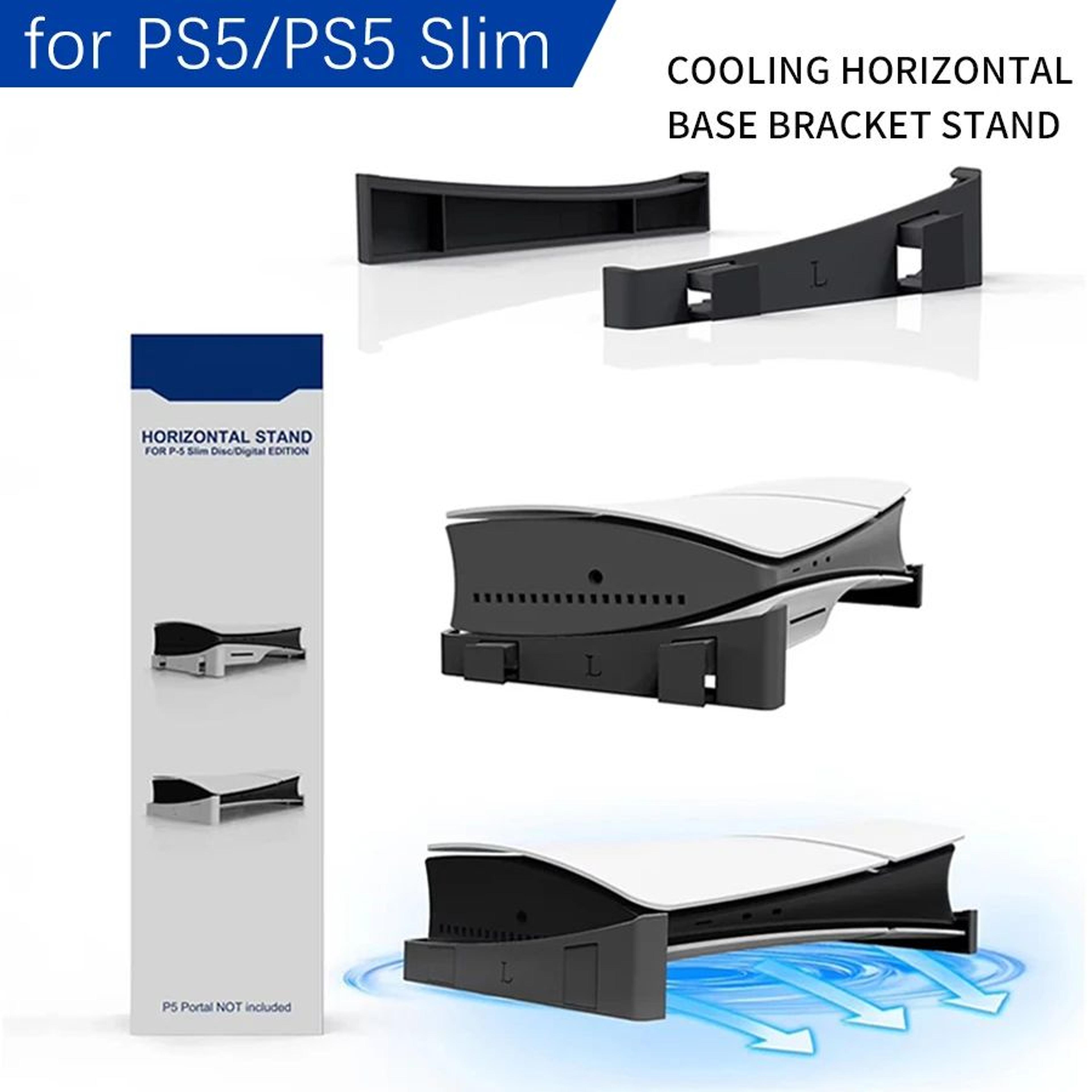 2pcs horizontal cooling stand bracket for ps5 console