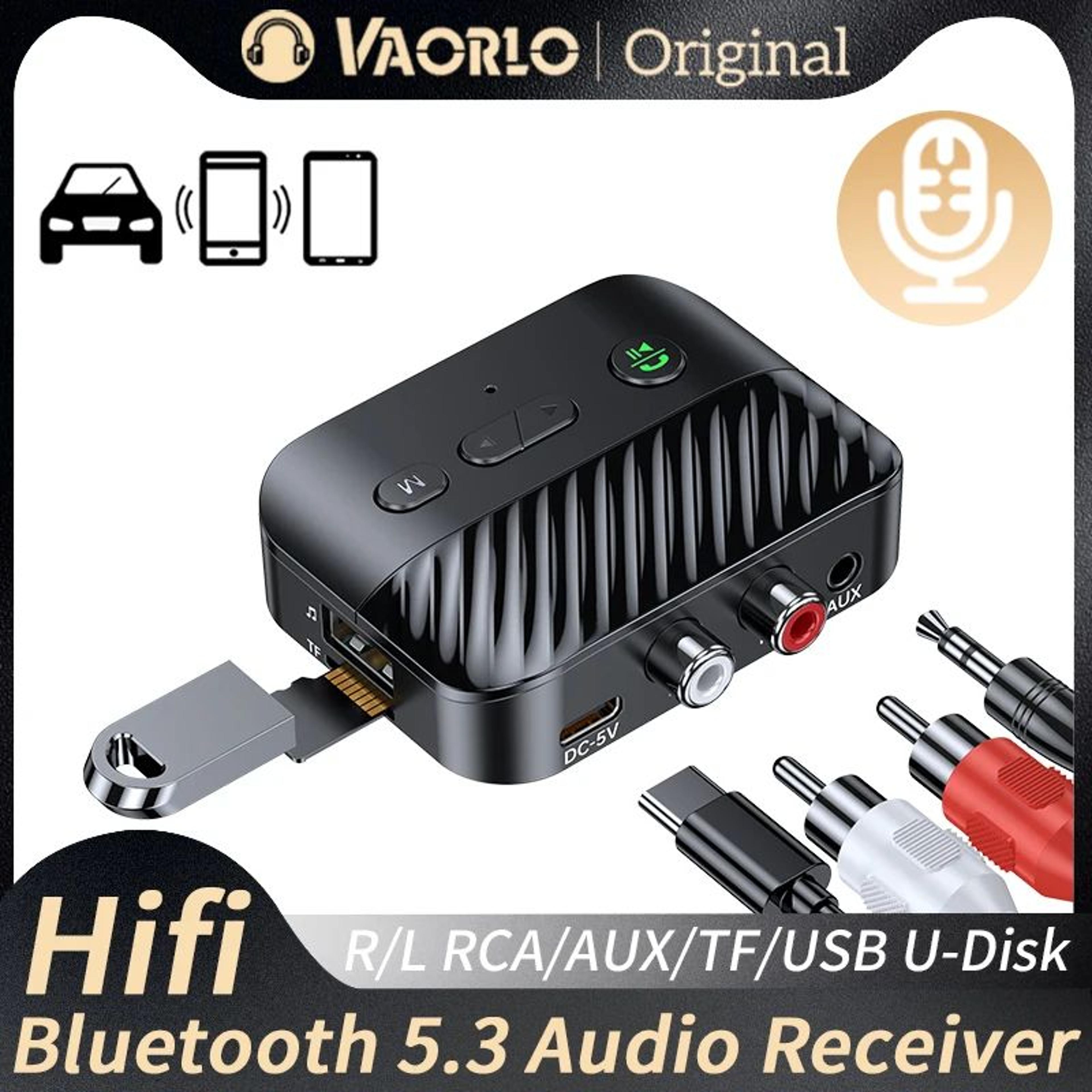 bluetooth 5.3 audio receiver with tf and usb playback
