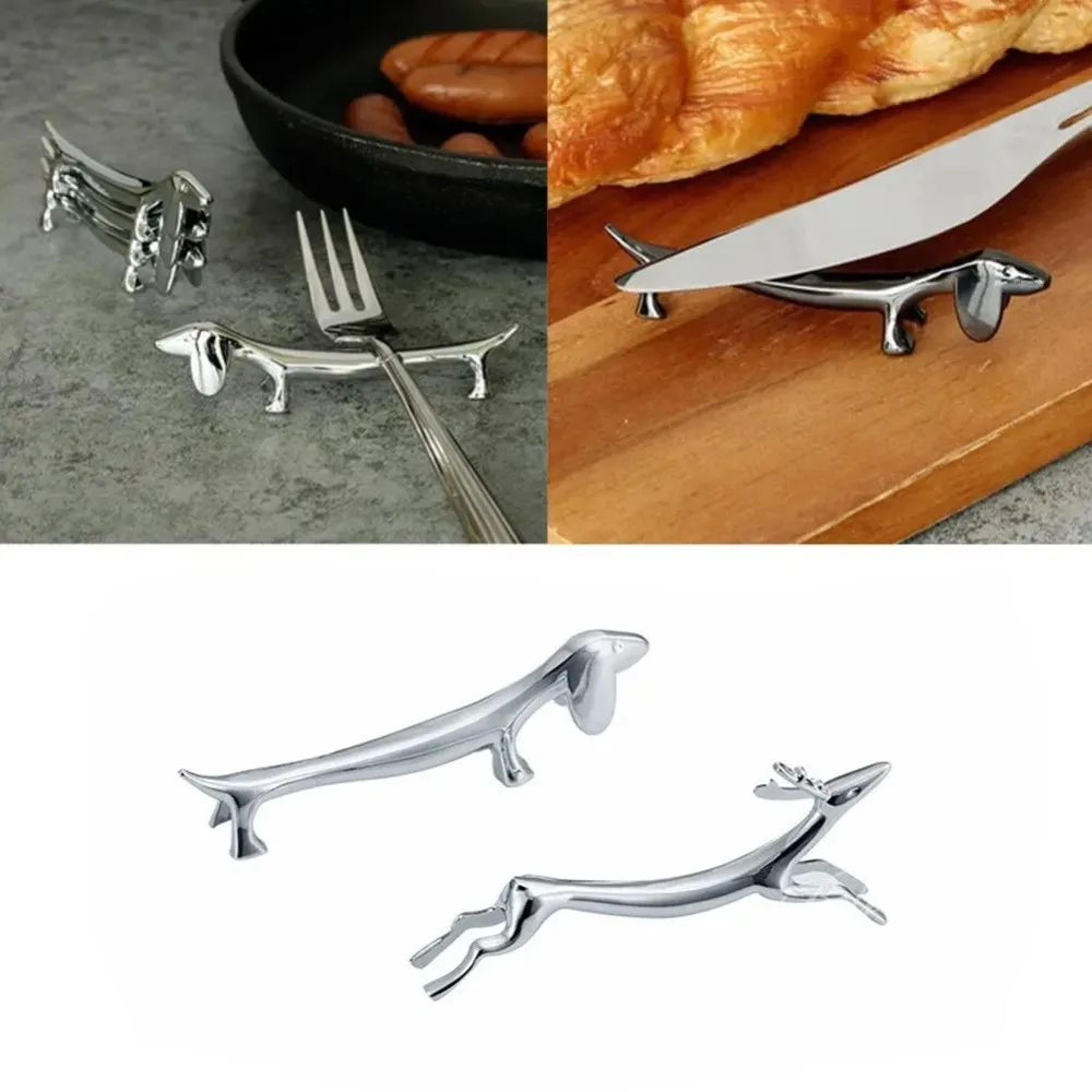 cute animal zinc alloy cutlery holder