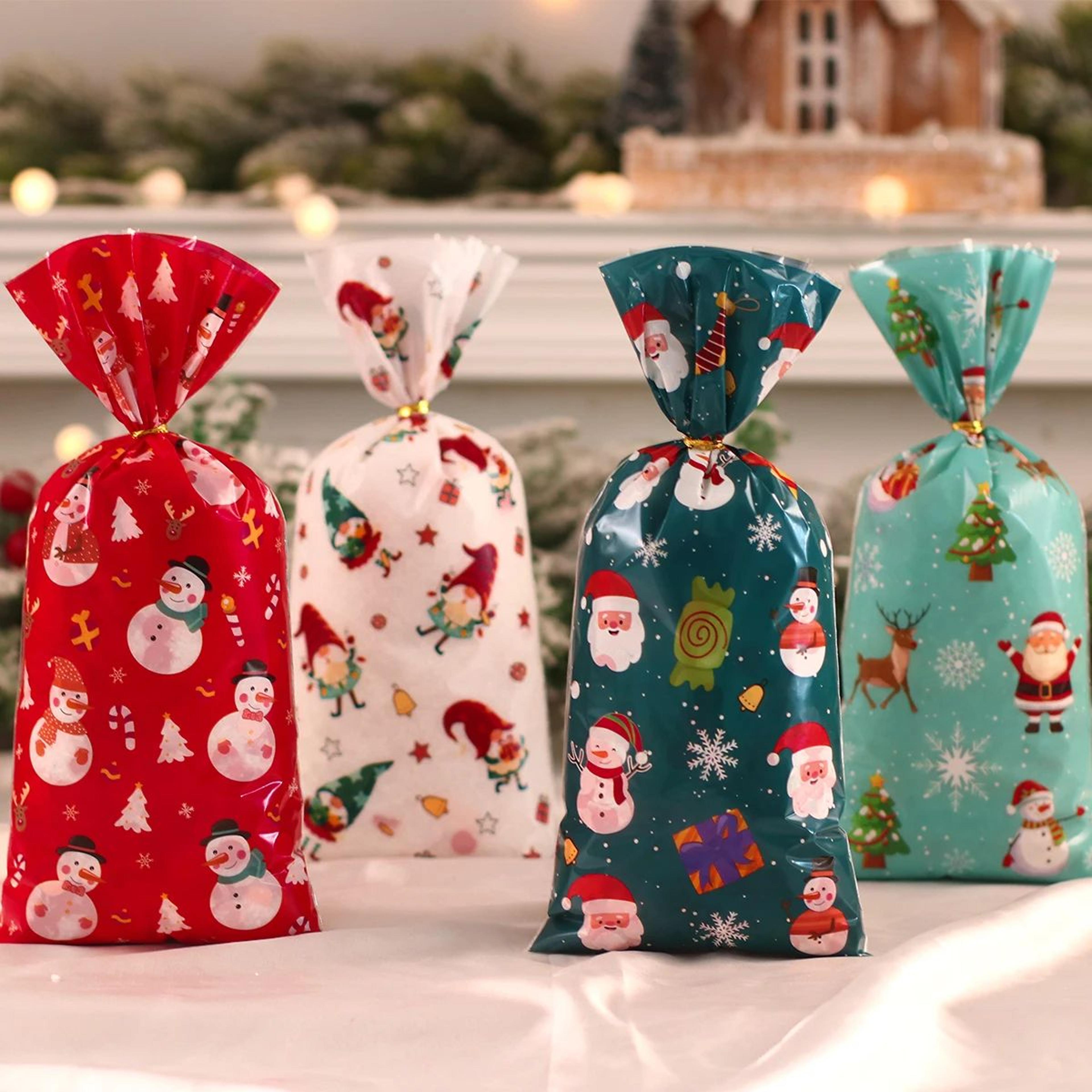 christmas candy gift bags festive holiday treat packaging