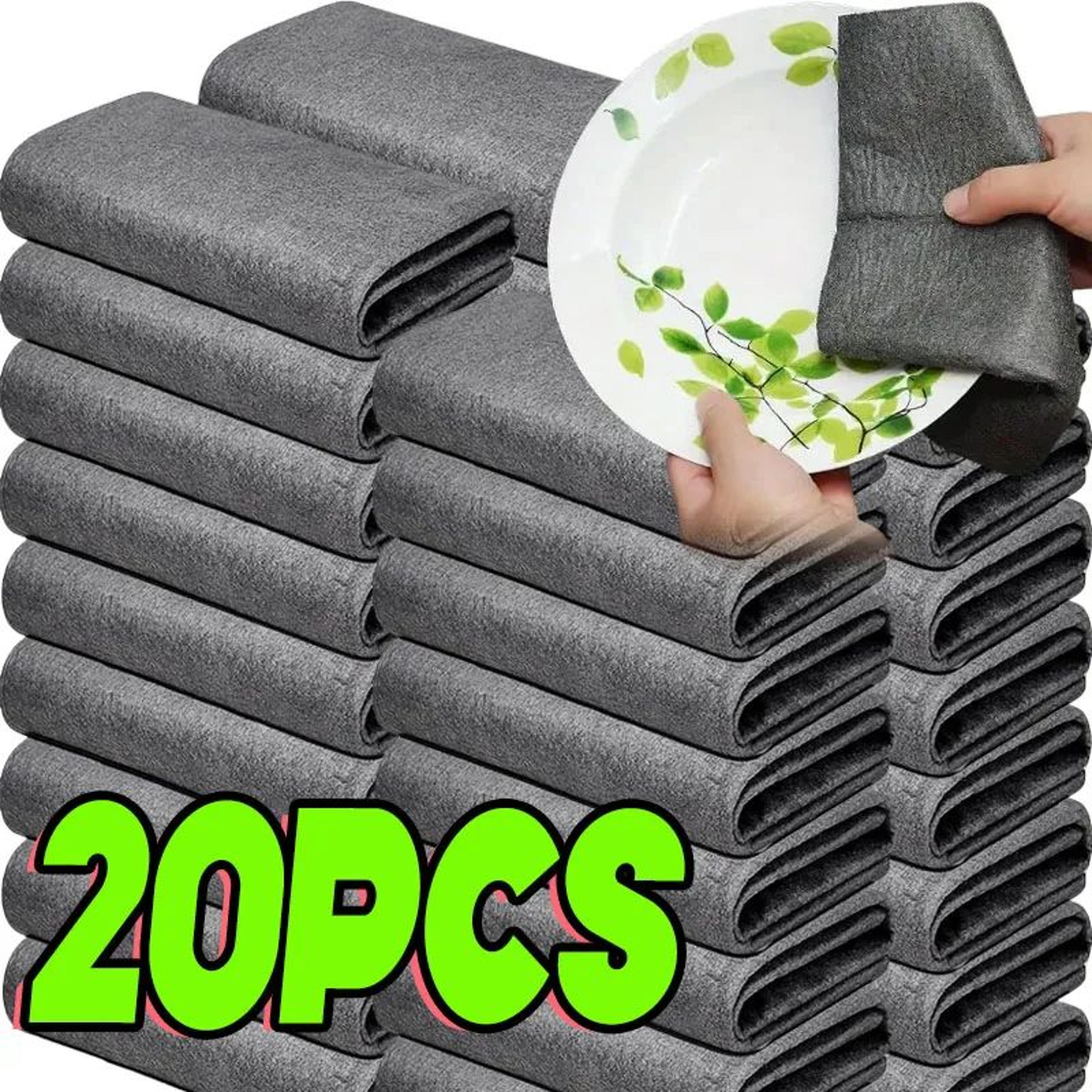 reusable microfiber cleaning cloths for home car and glass