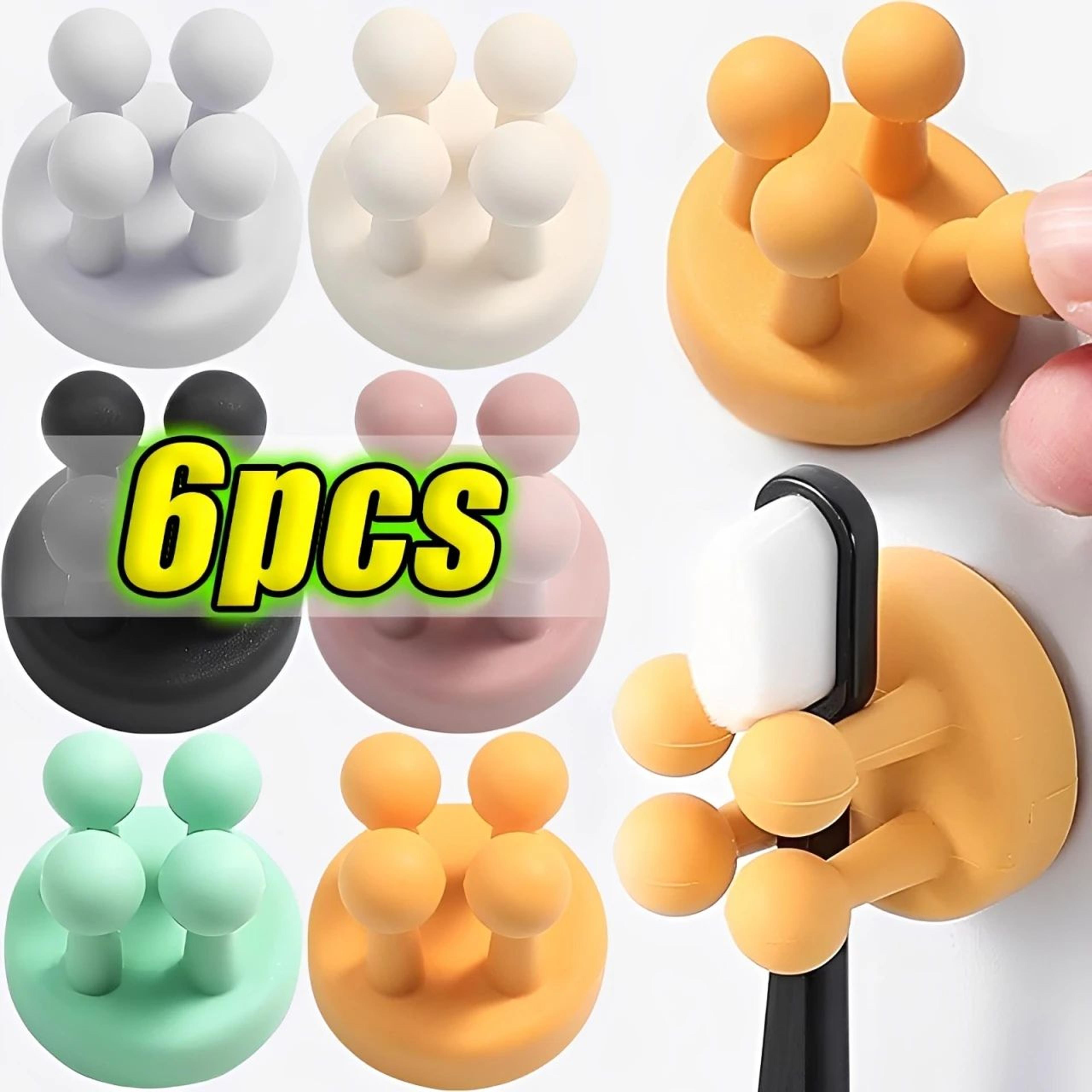 self adhesive silicone toothbrush holder and multipurpose hook