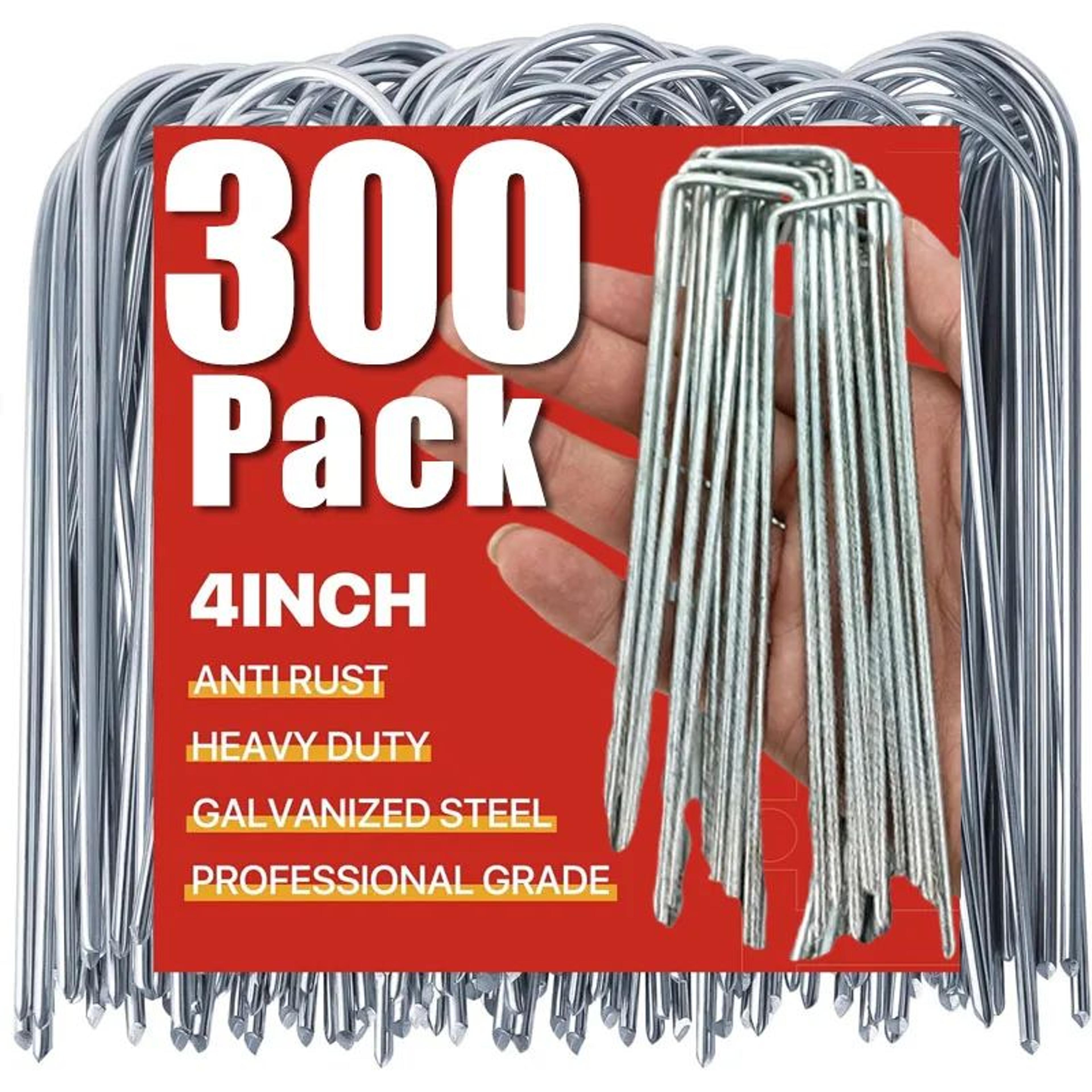 heavy duty galvanized u shaped garden staples and sod pins
