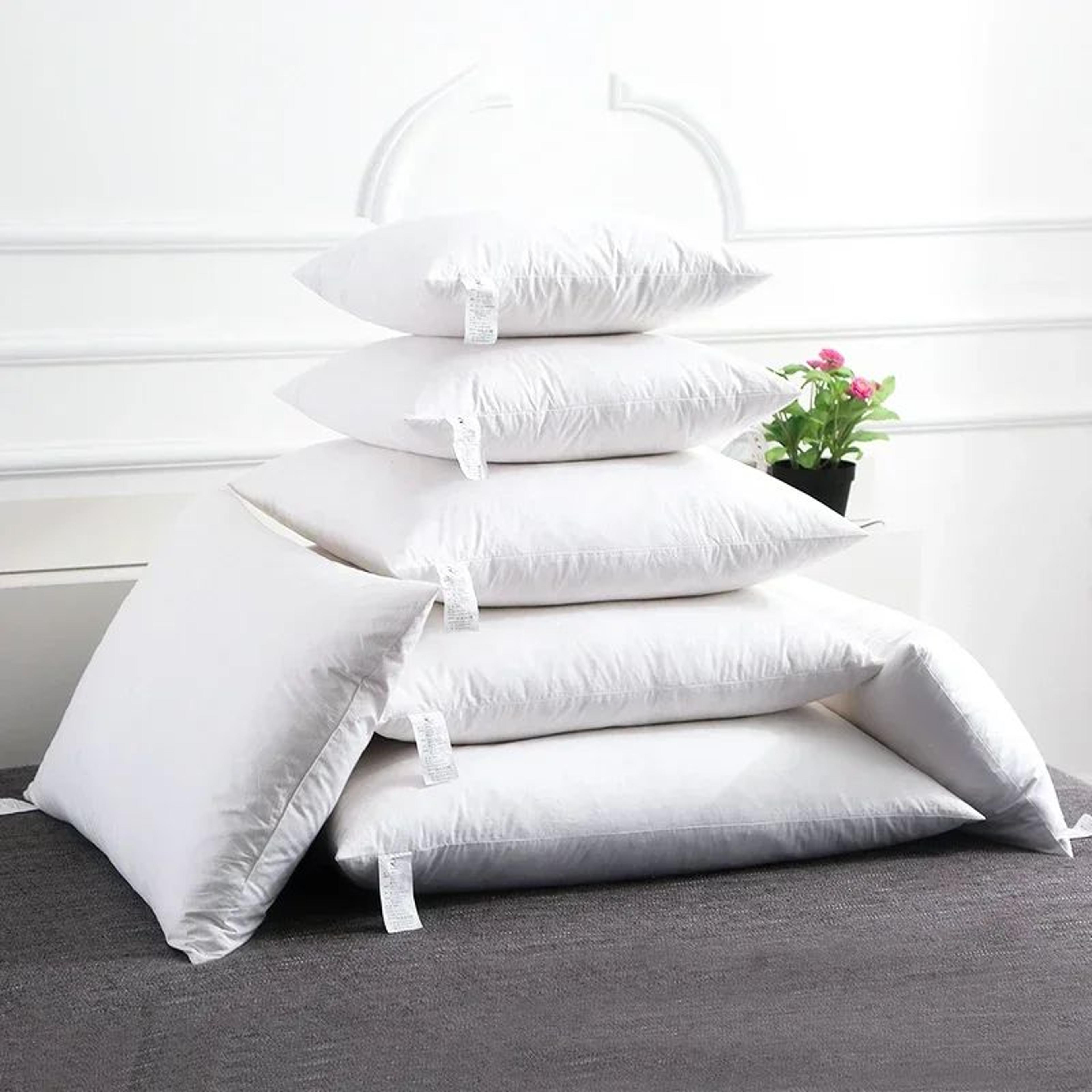 cotton goose down feather cushion insert for sofa and bed