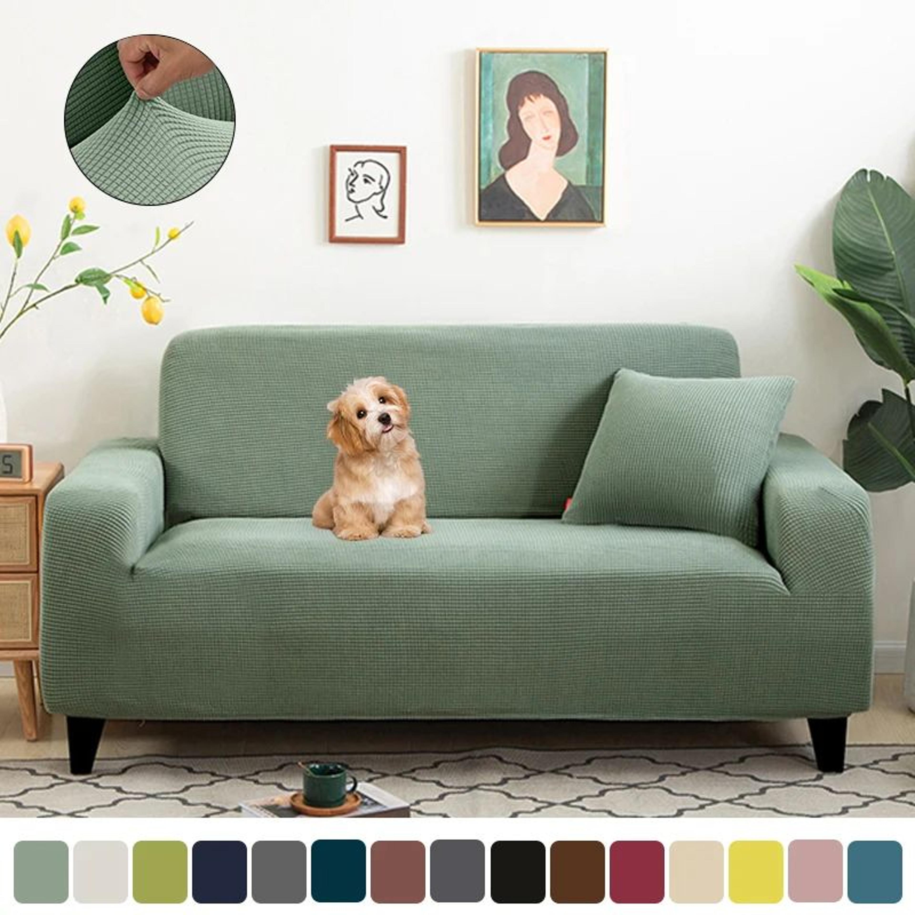 stretch jacquard polar fleece sofa cover