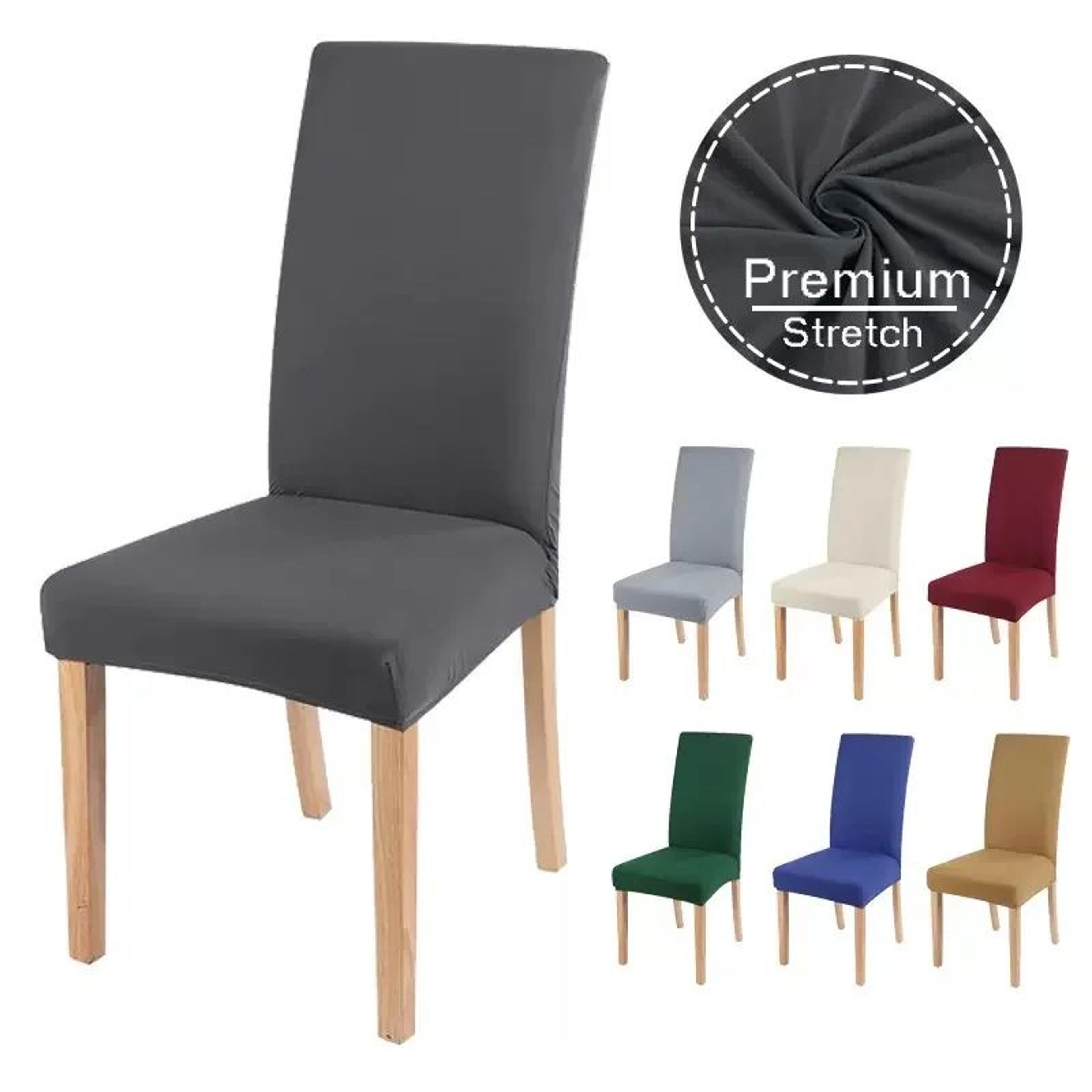 solid color stretch spandex chair cover