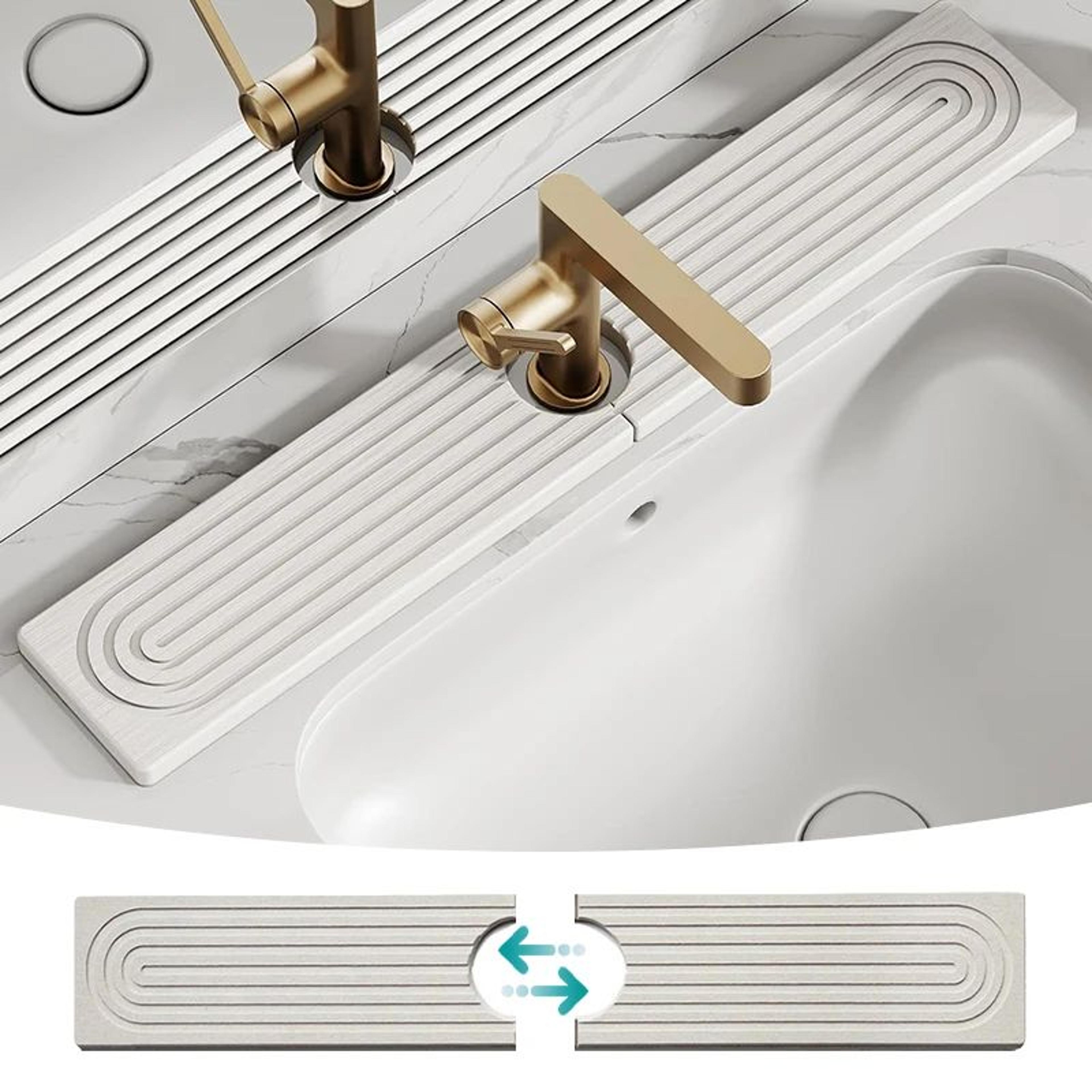 fast drying diatomite faucet sink splash guard