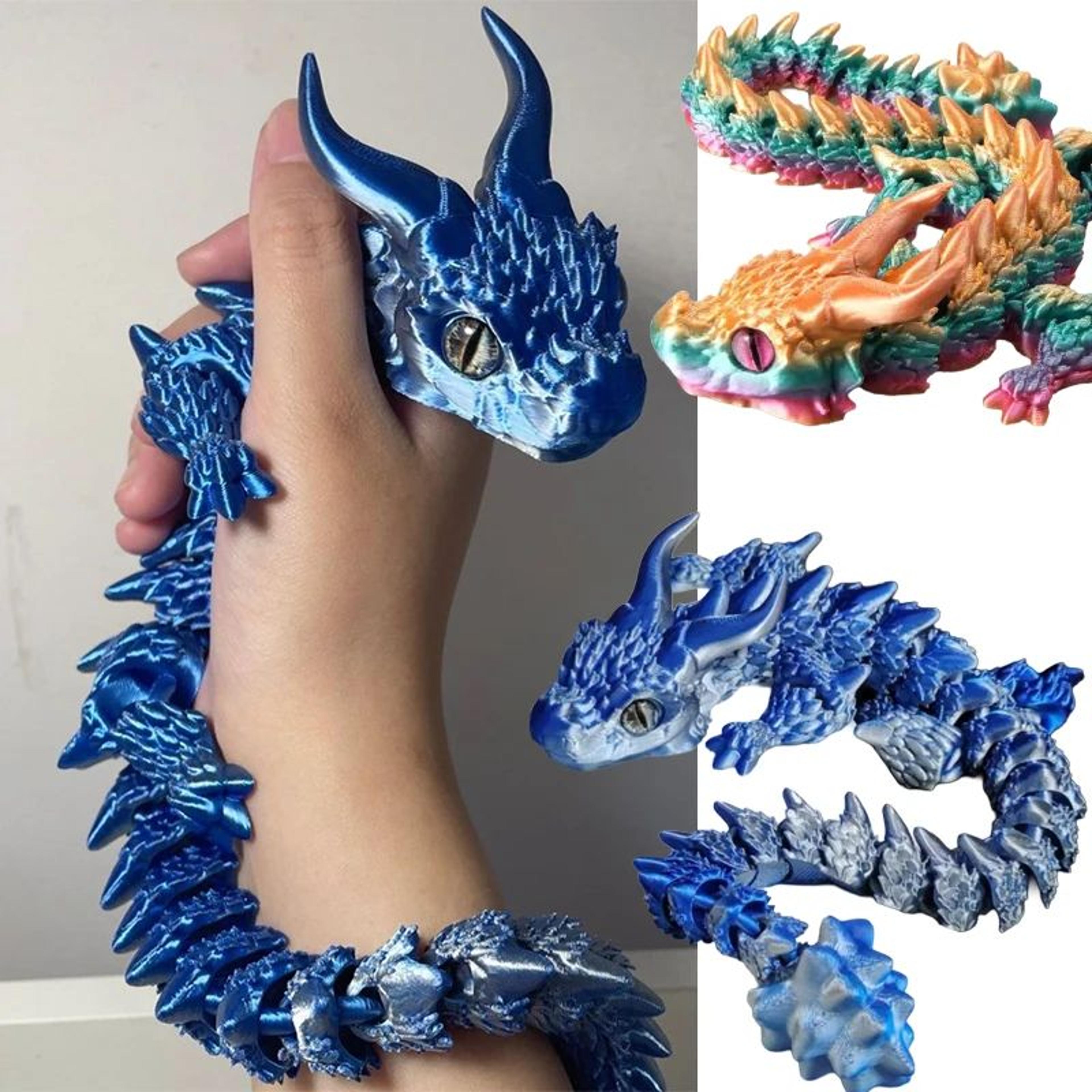 3d printed articulated magic dragon desktop toy