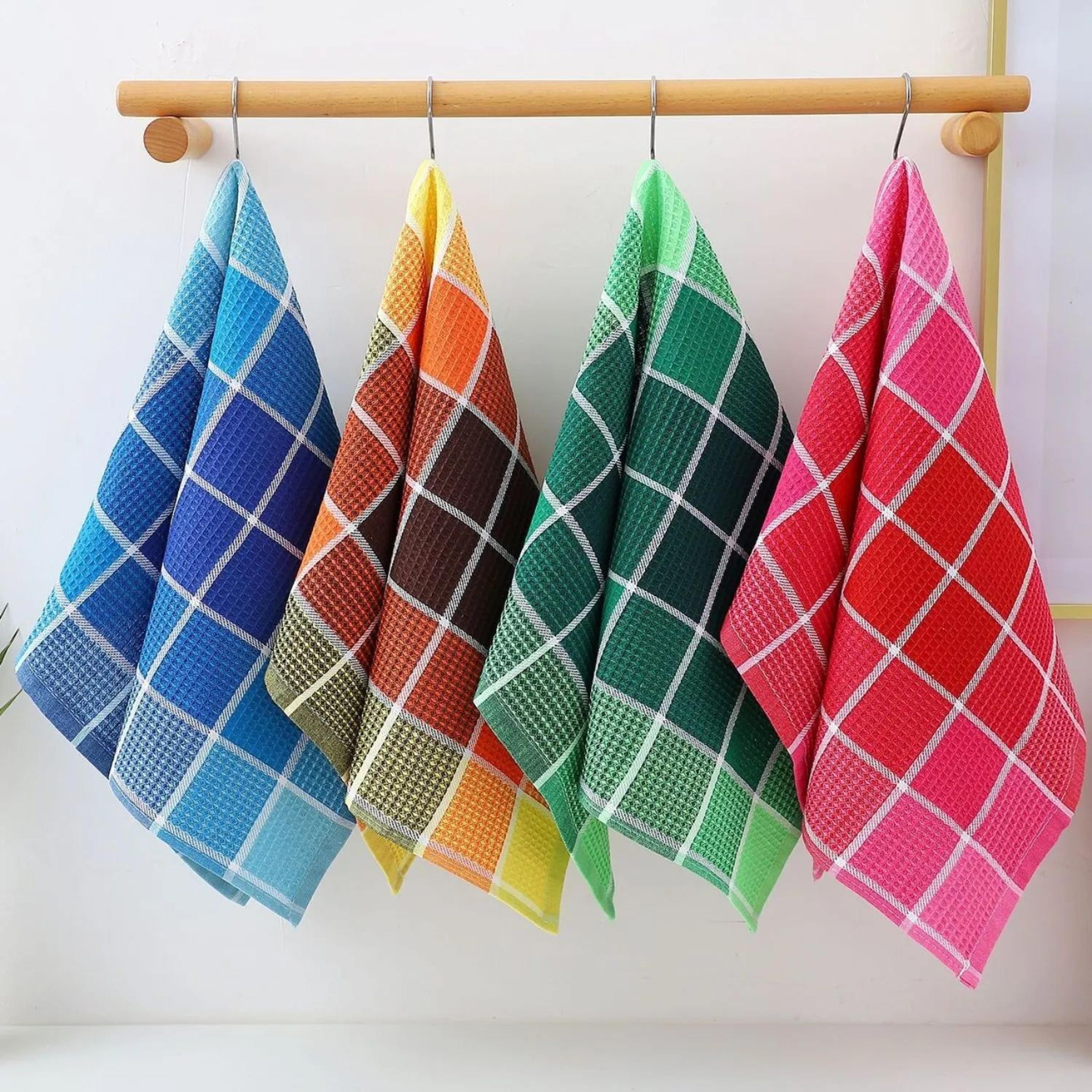 super absorbent waffle kitchen dish towel