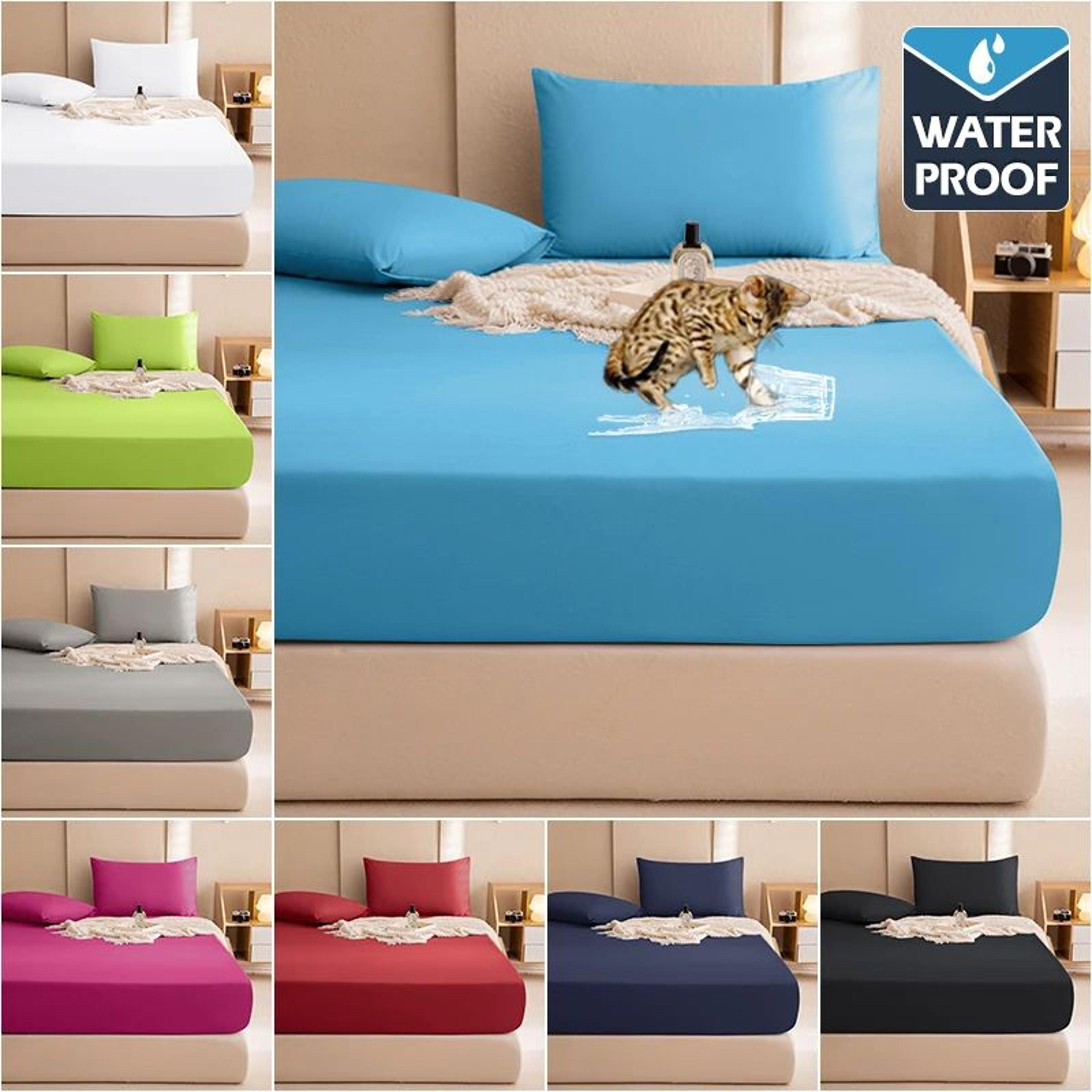 waterproof breathable elastic fitted mattress protector