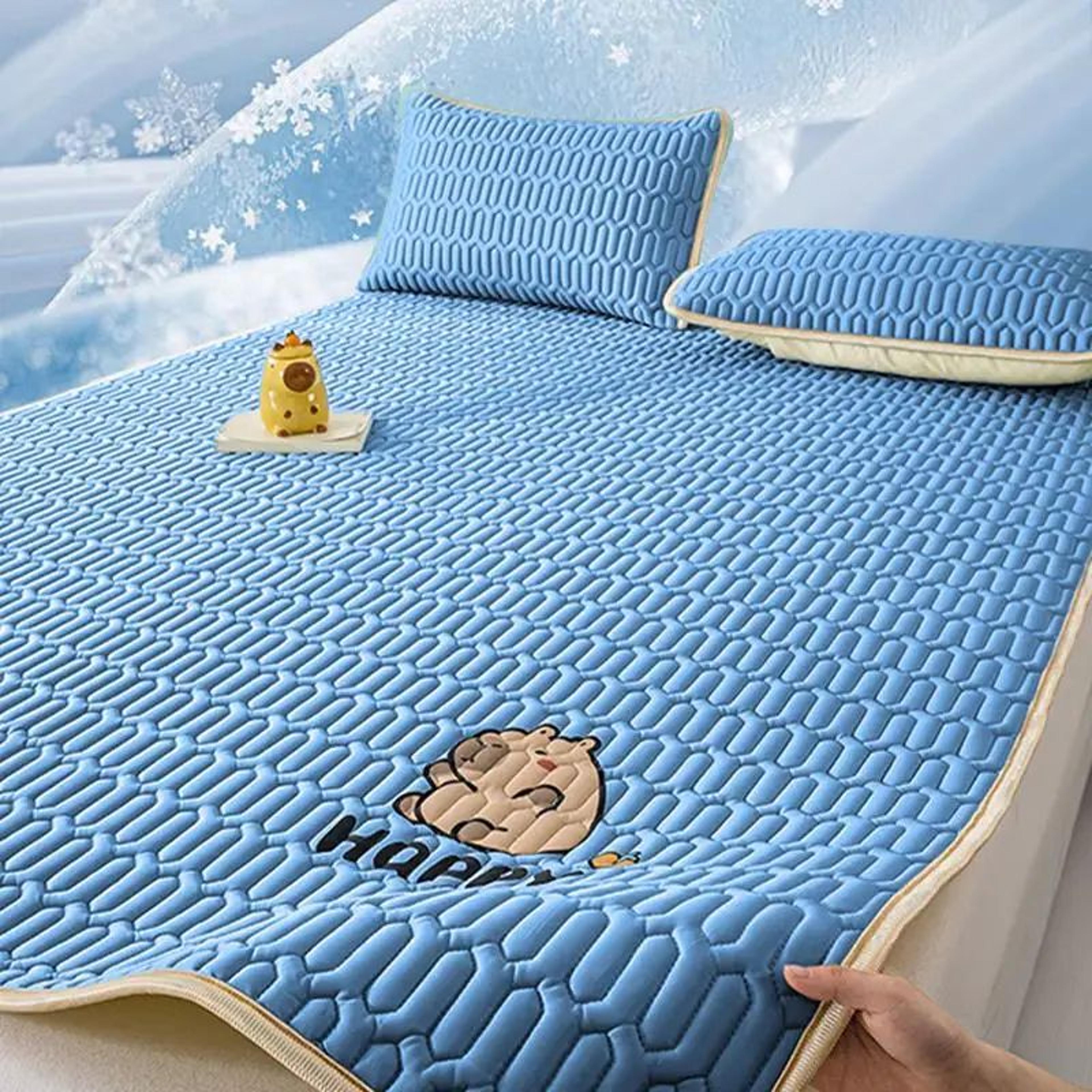 summer cooling ice fabric jacquard sleeping mat