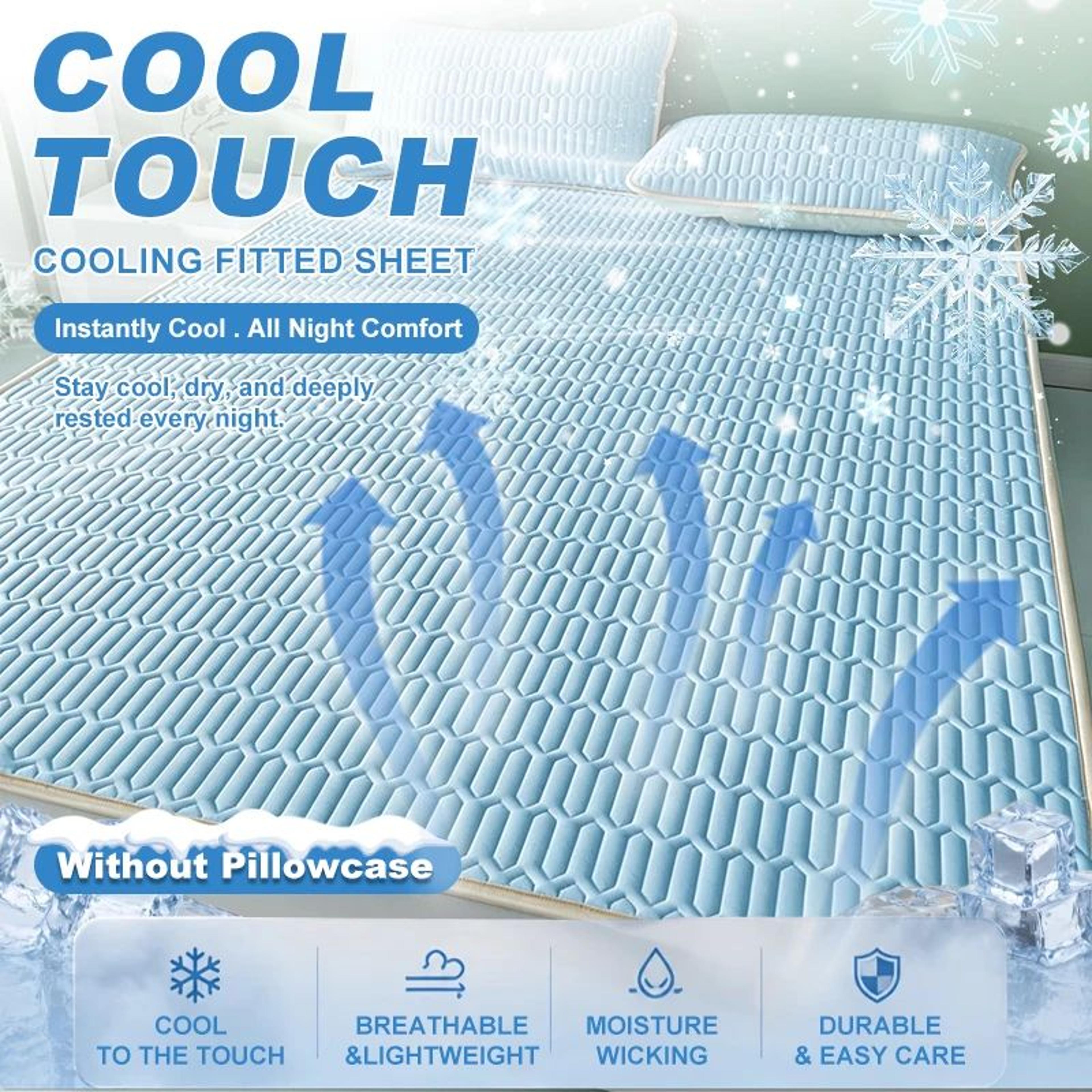 summer cool feeling elastic mattress cover