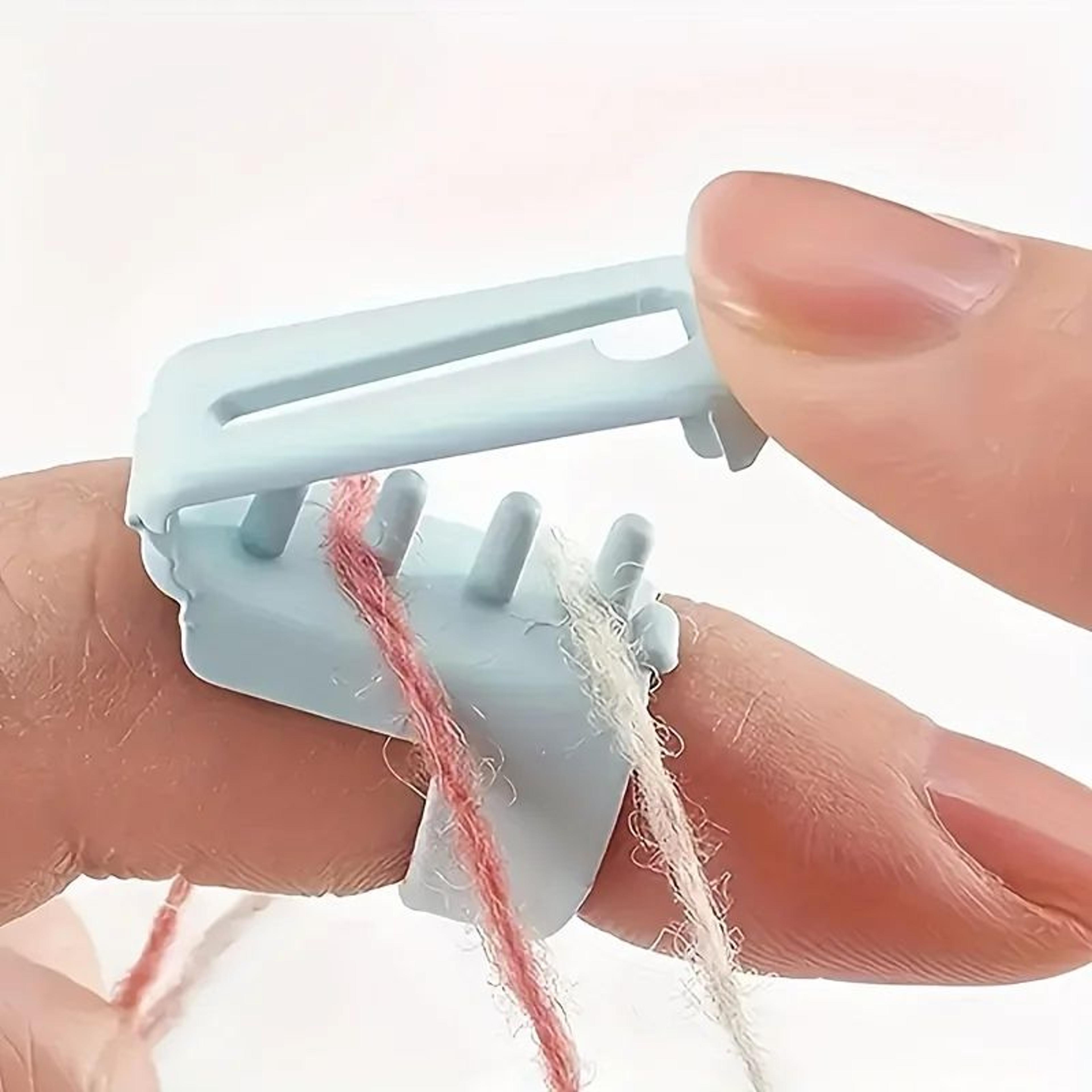 beginner crochet yarn guide finger protector