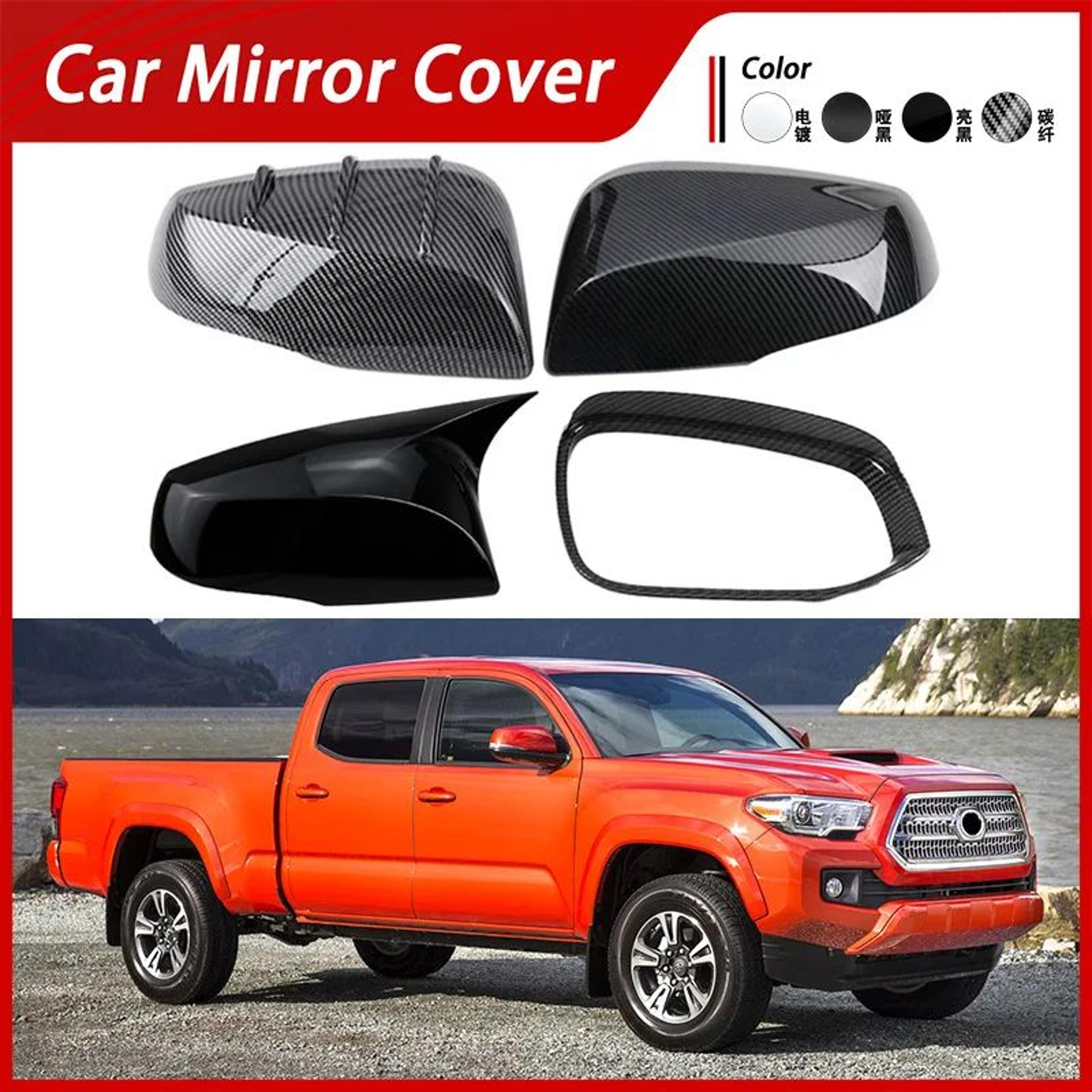 carbon fiber pattern side mirror covers for toyota tacoma 2016 to 2022