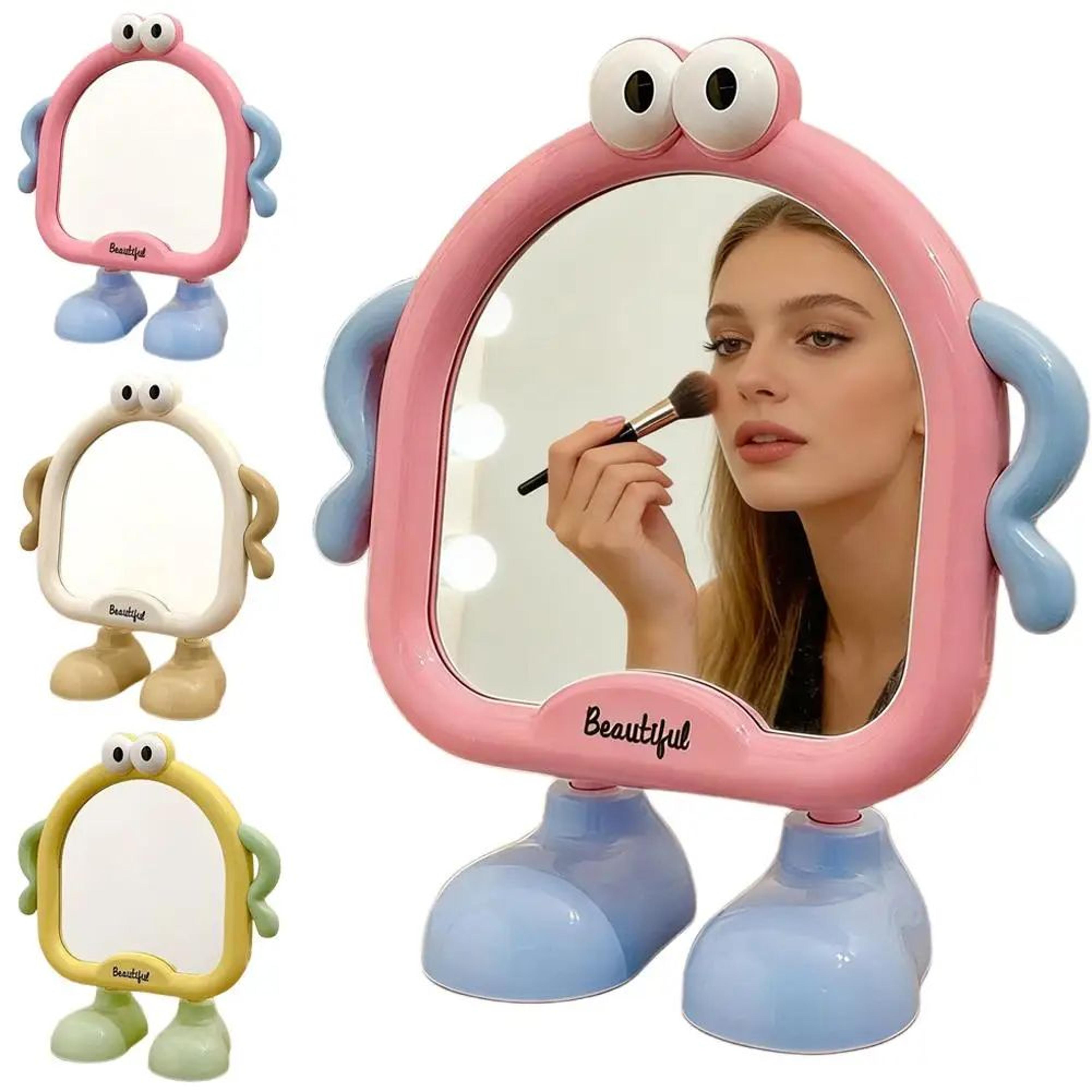 foldable portable desktop handheld makeup mirror