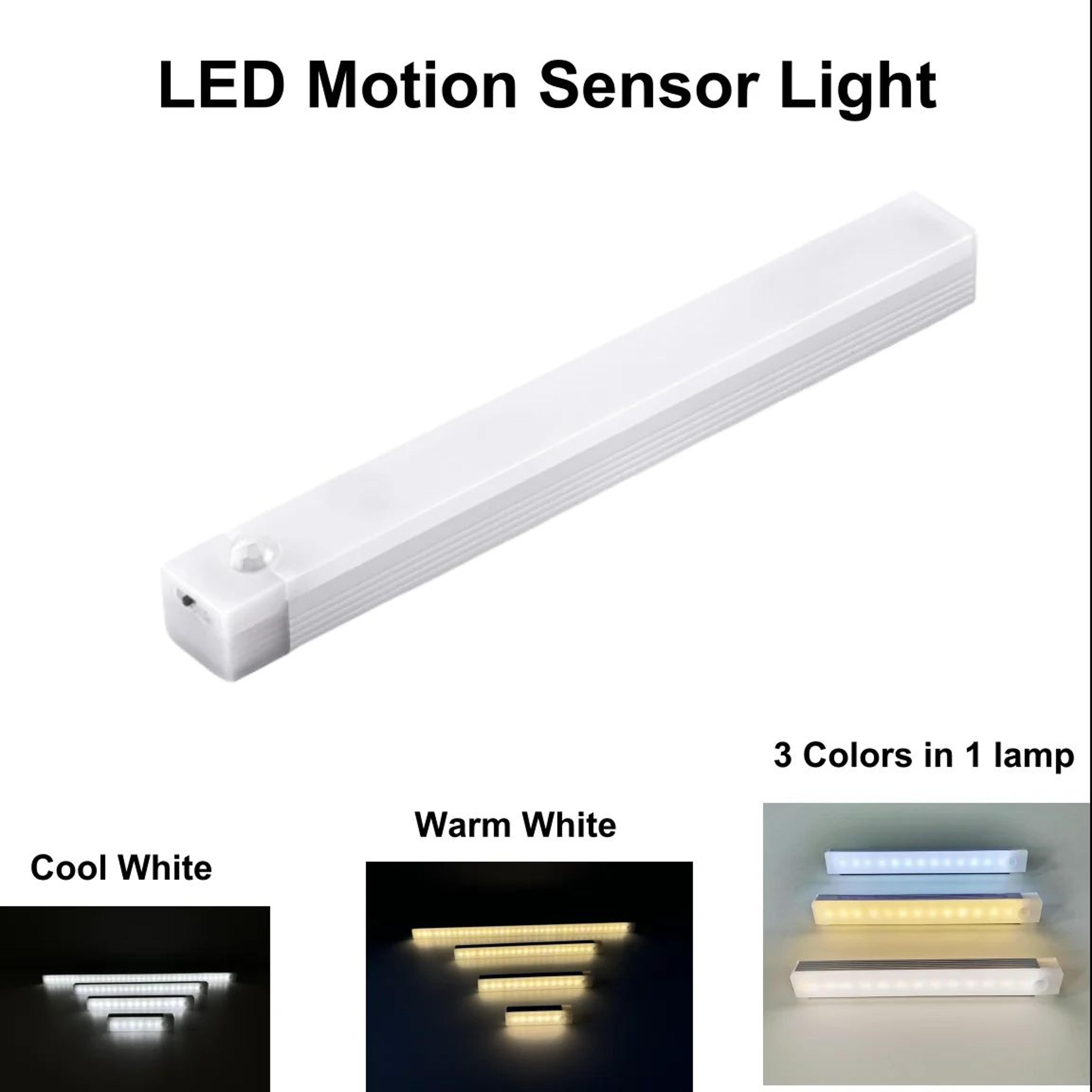 rechargeable motion sensor led bar light for kitchen and wardrobe