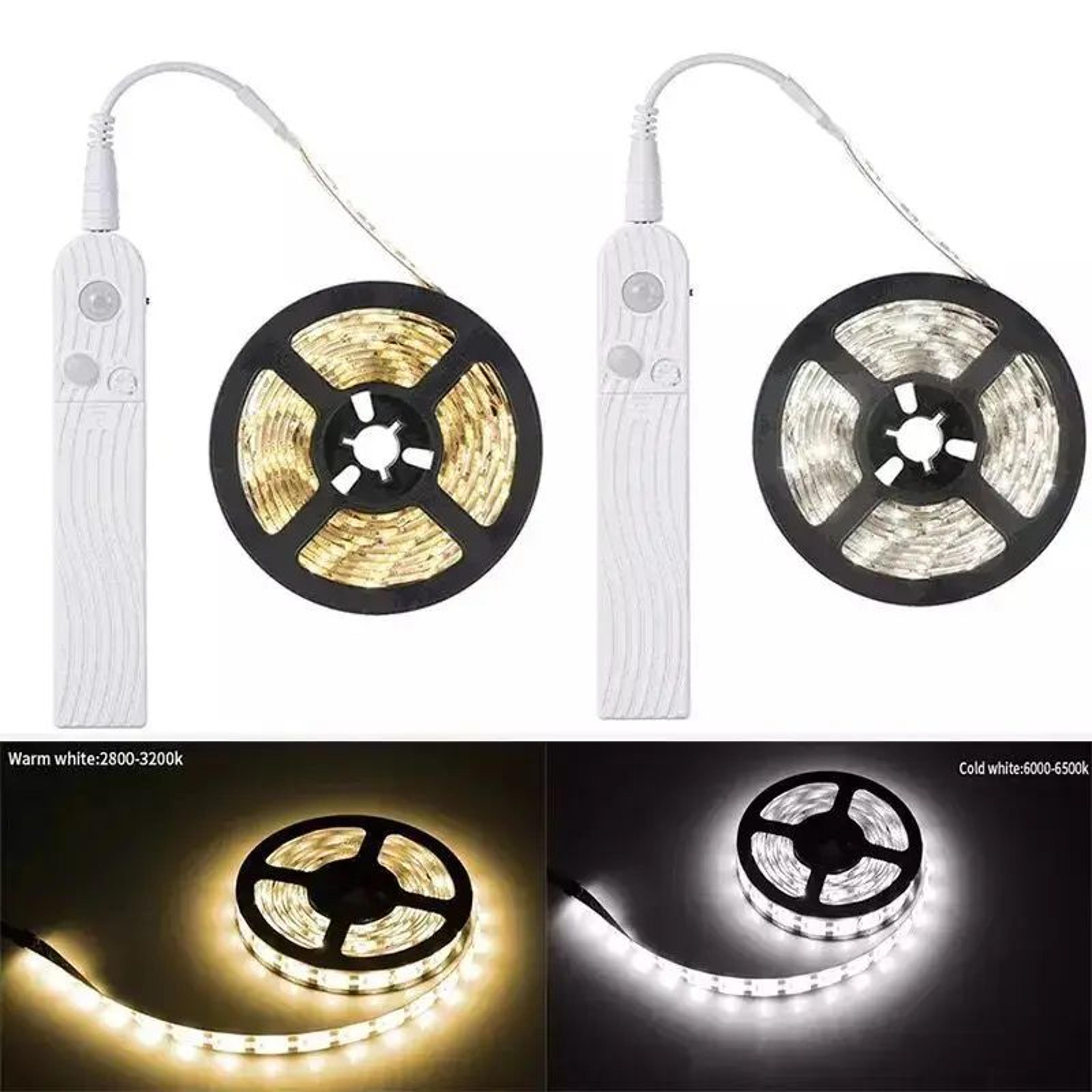 5m pir motion sensor led strip light for cabinet and wardrobe
