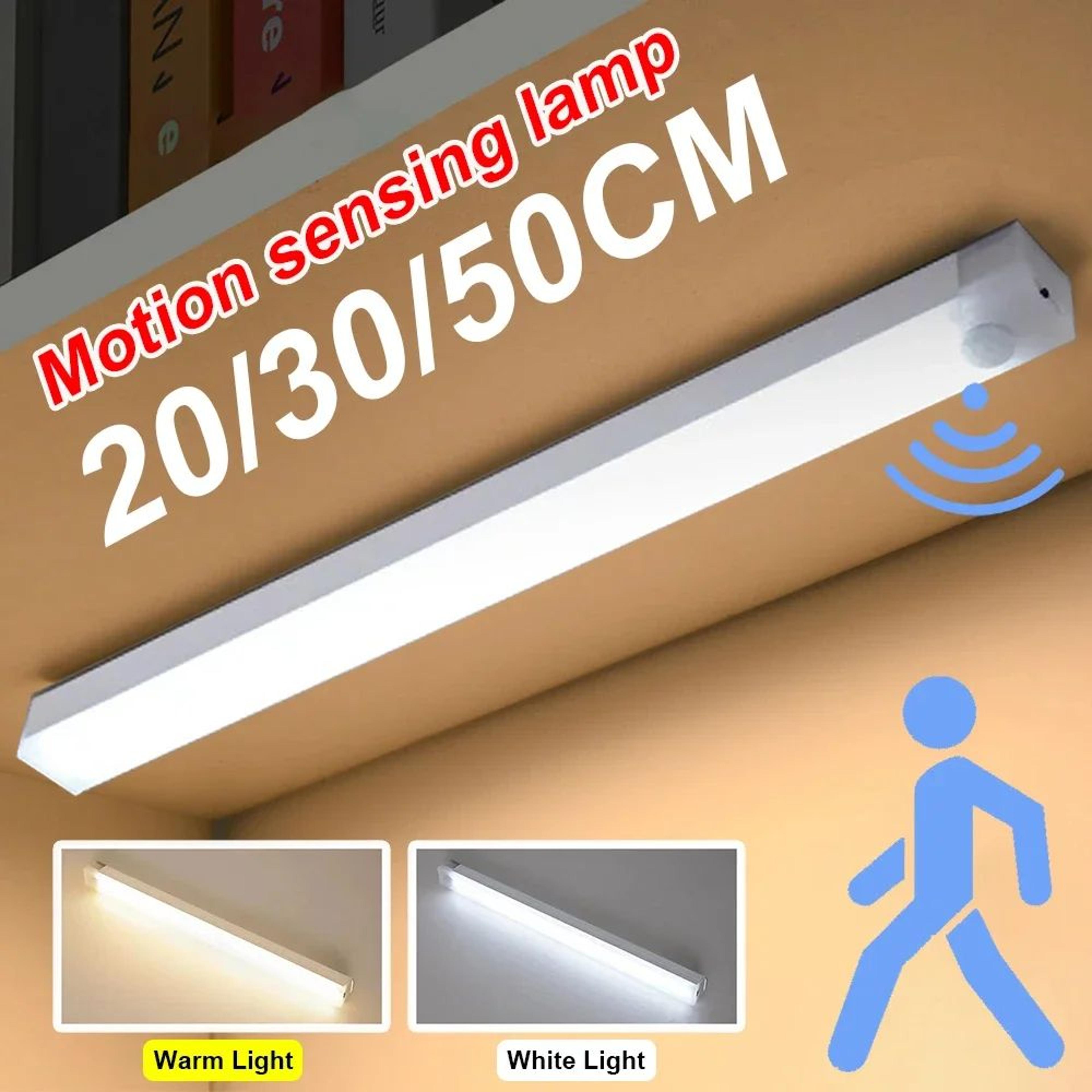 rechargeable motion sensor led cabinet light for kitchen and stairs backlight