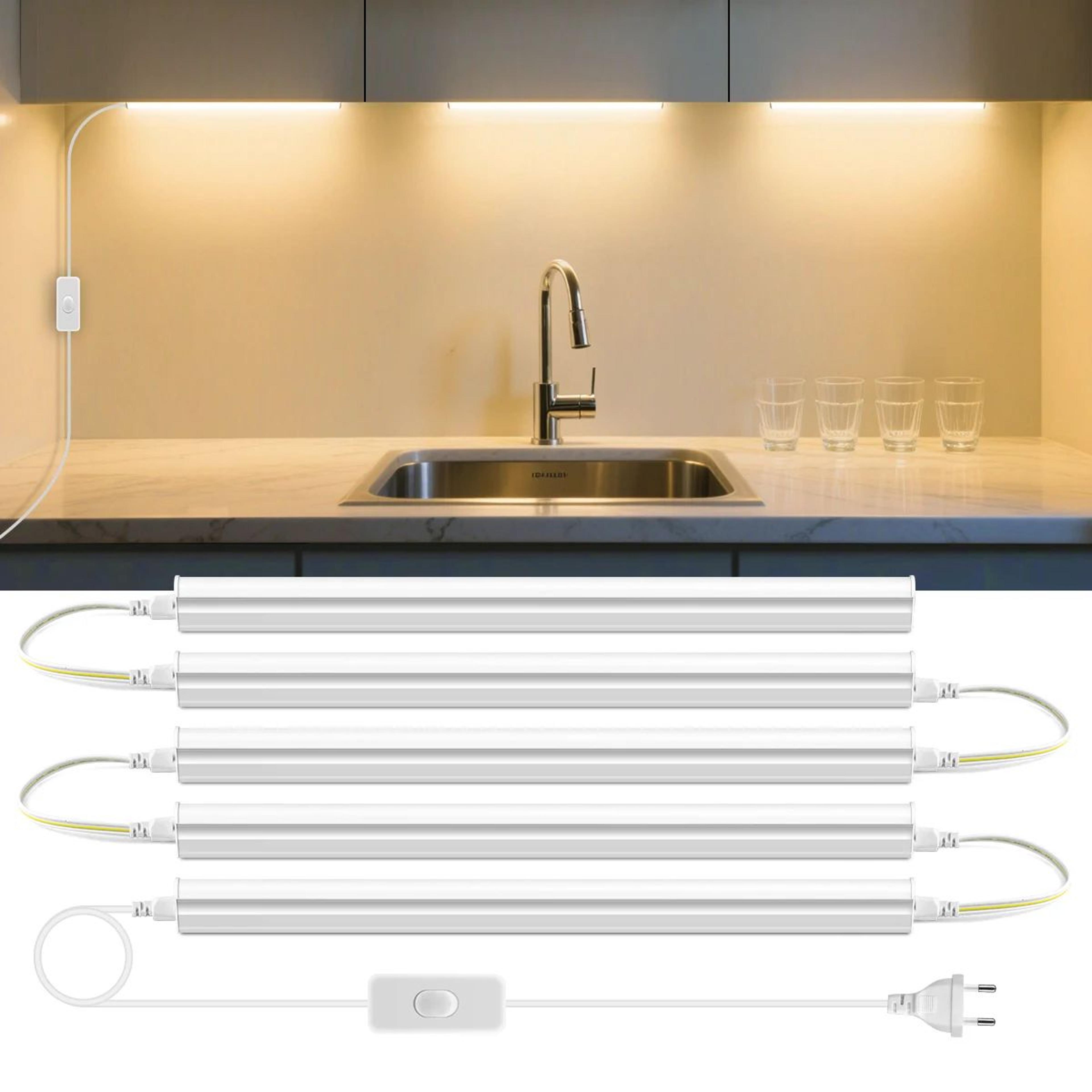 50cm led under cabinet kitchen tube light with switch