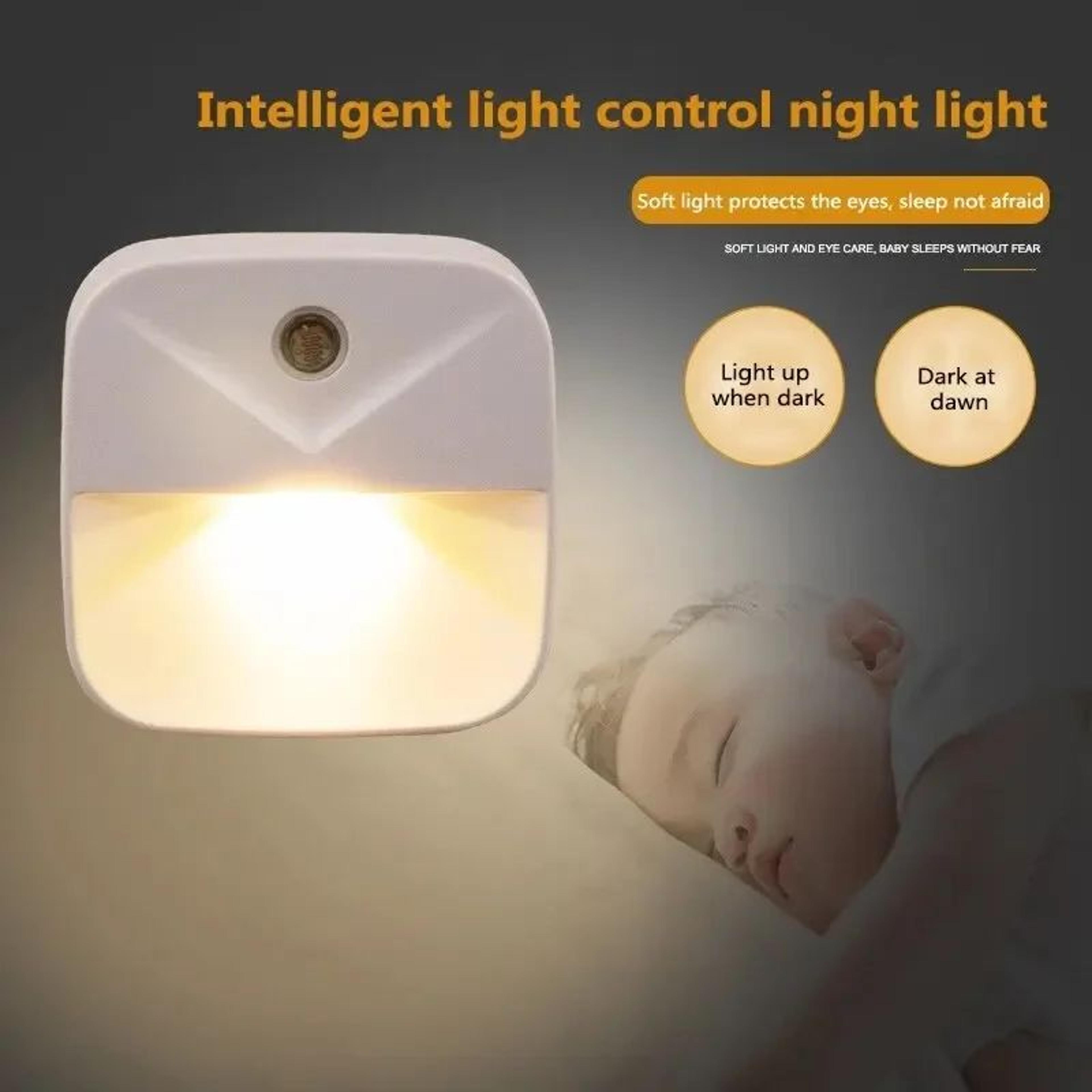 smart motion sensor led plug in night light