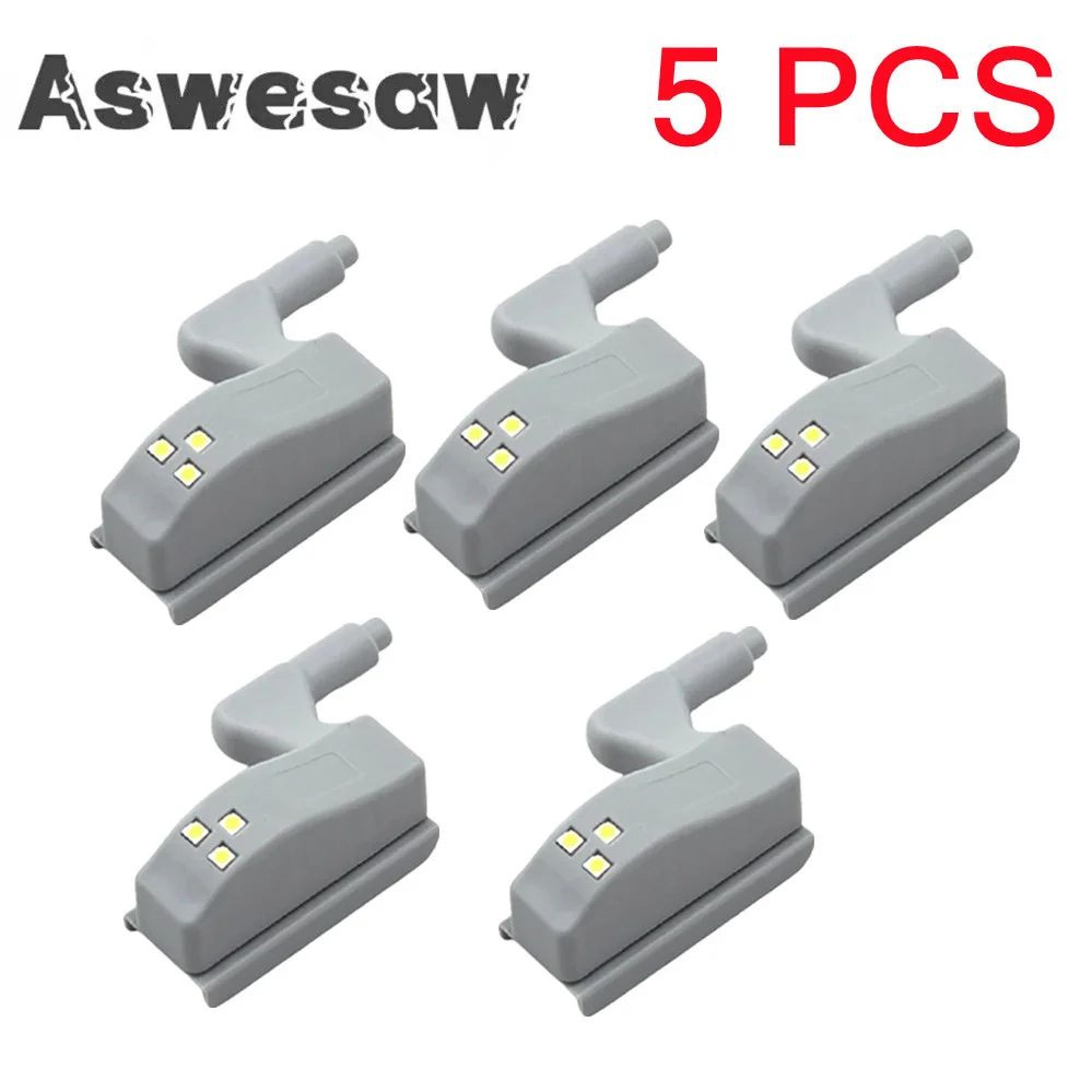 5 piece led cabinet hinge sensor lights
