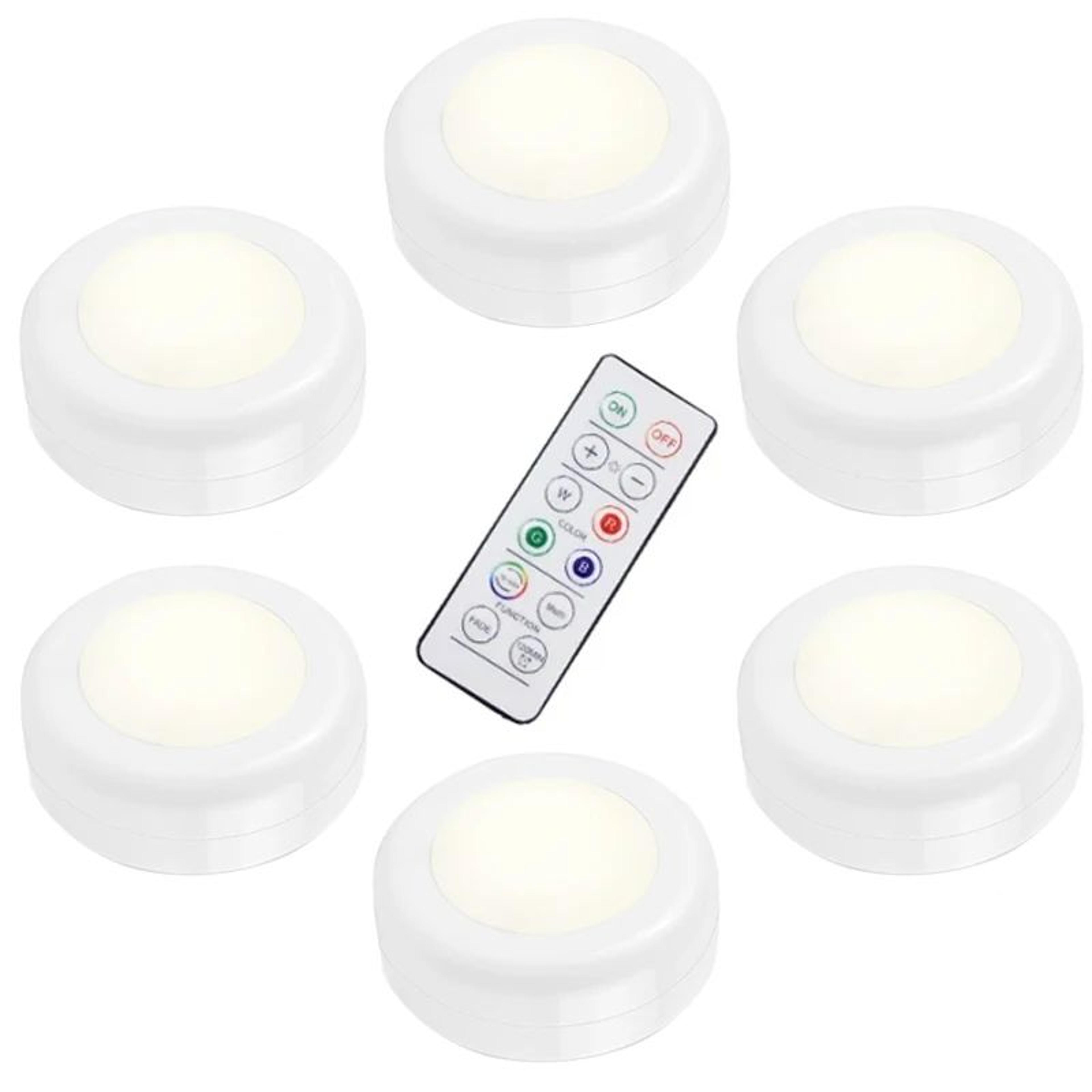 remote control dimmable led cabinet light with warm and white lighting