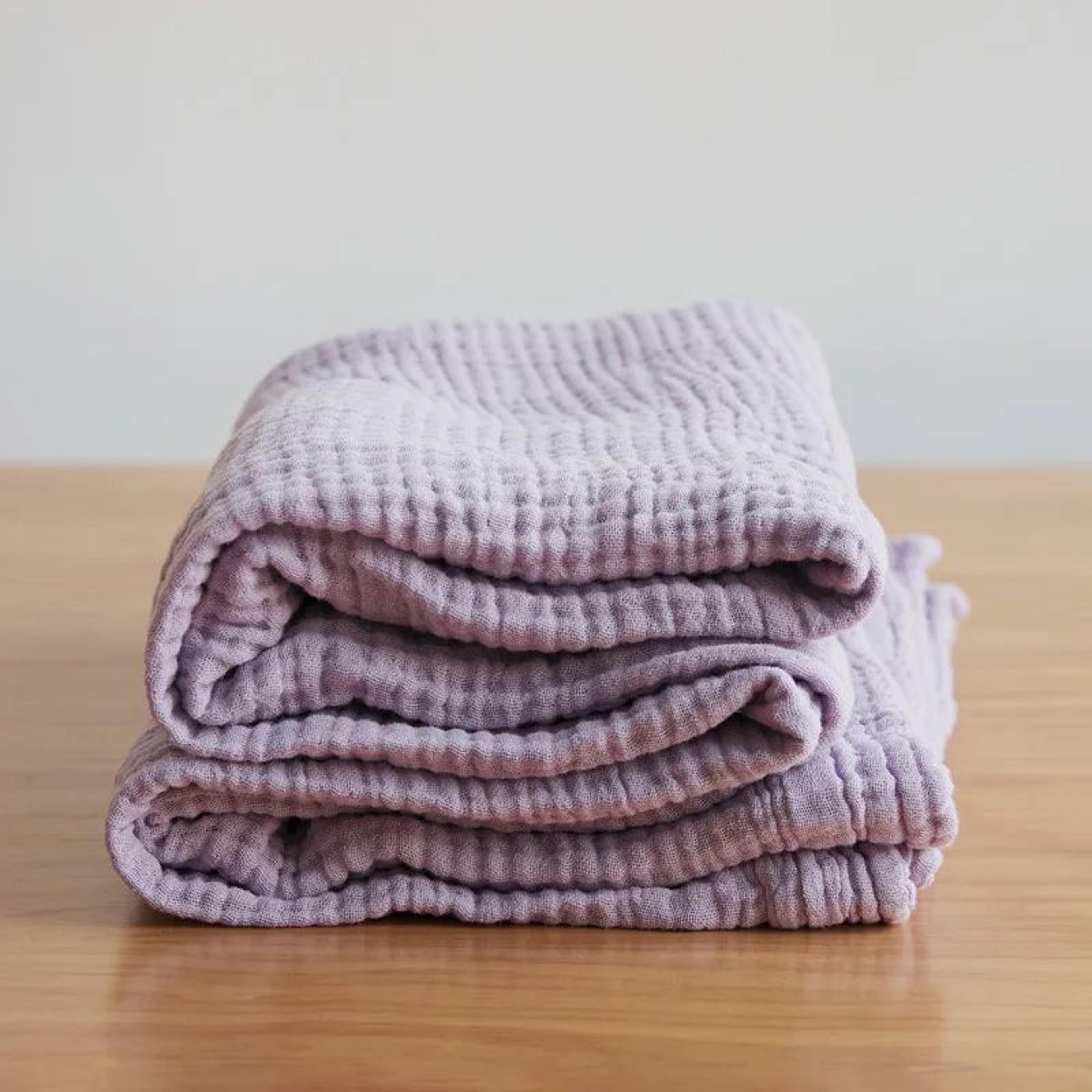 six layer cotton gauze summer throw blanket