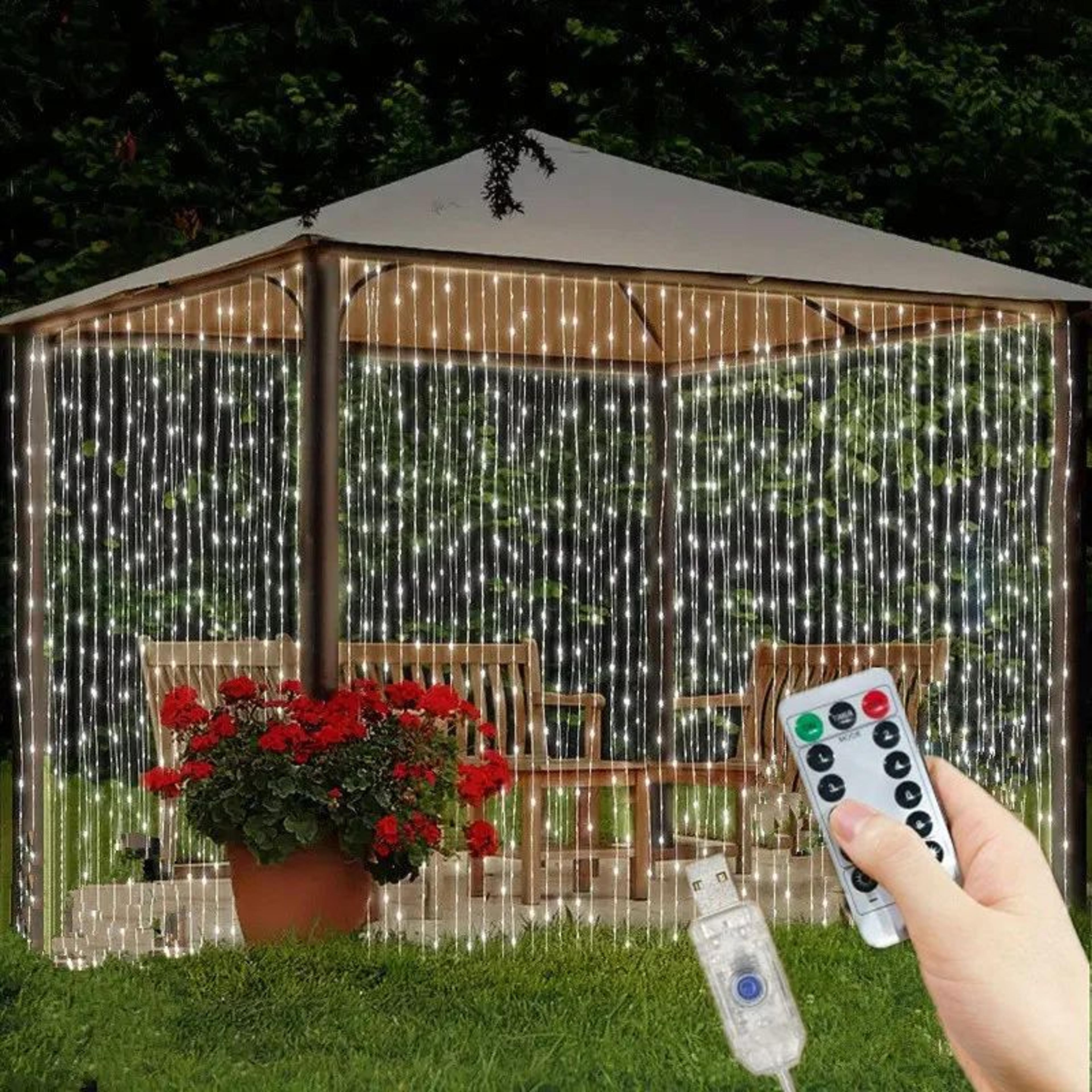 usb led curtain fairy string lights for holiday decor