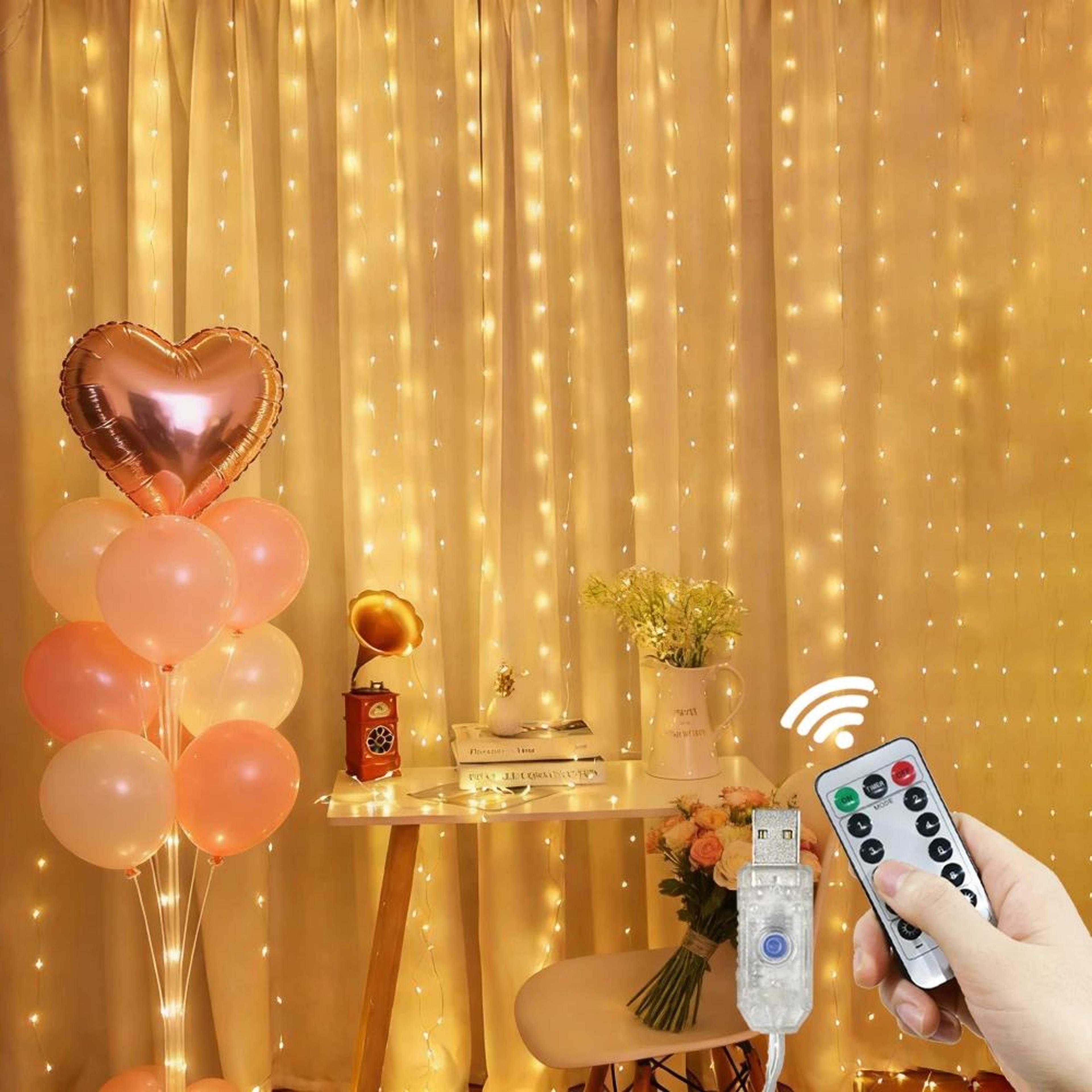 usb led curtain string lights for ramadan decor