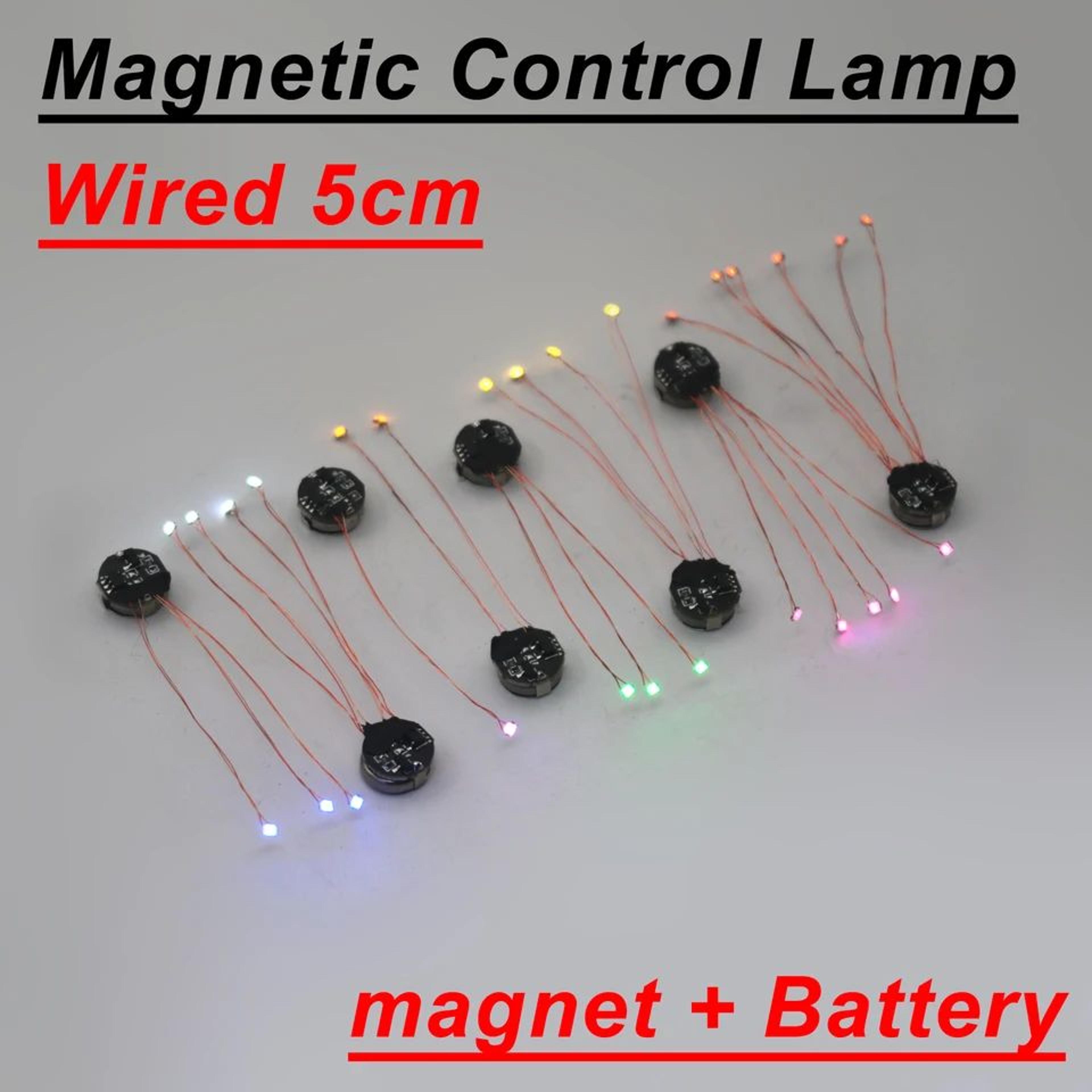 wired led magnetic control light kit for diy models