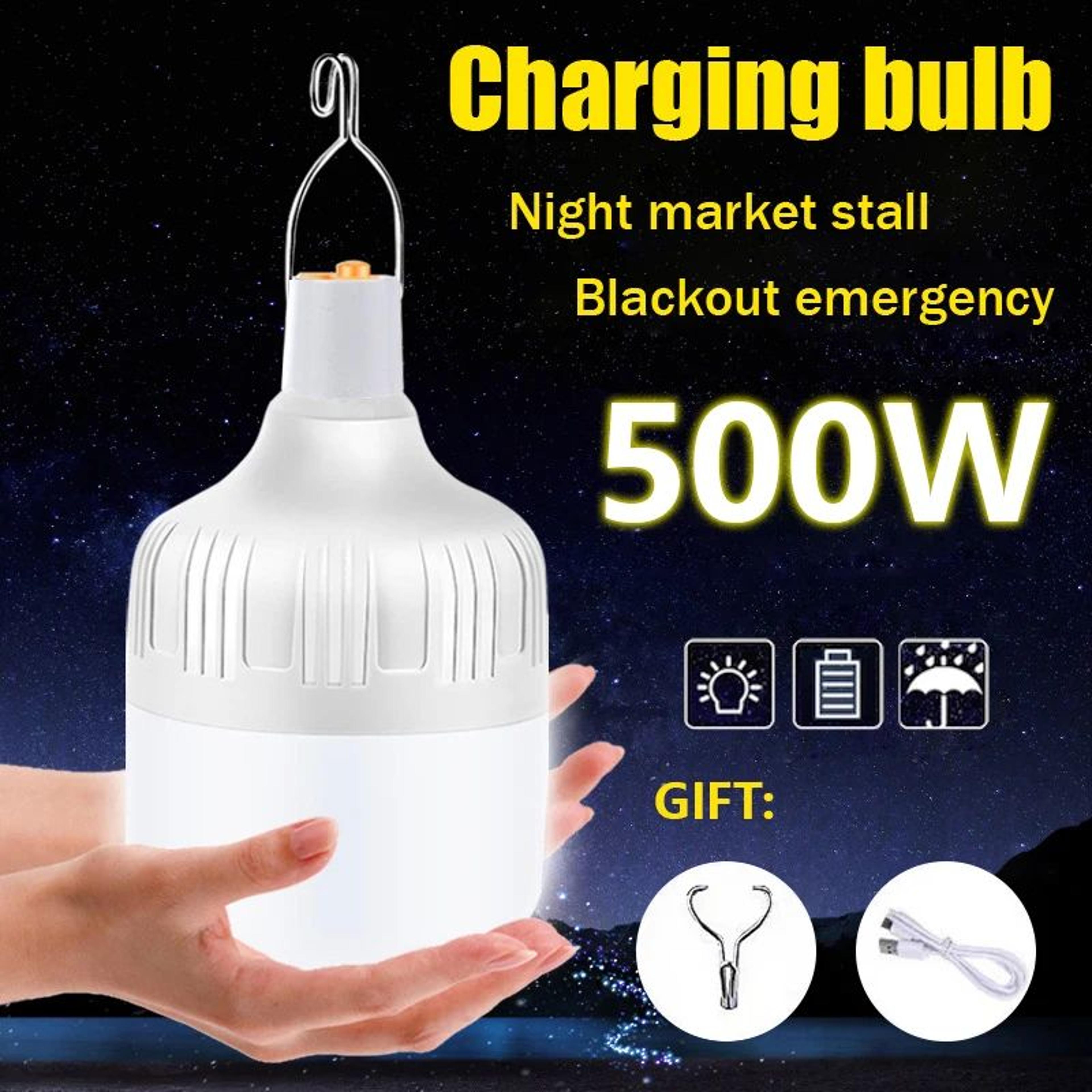 portable usb rechargeable led camping bulb lantern