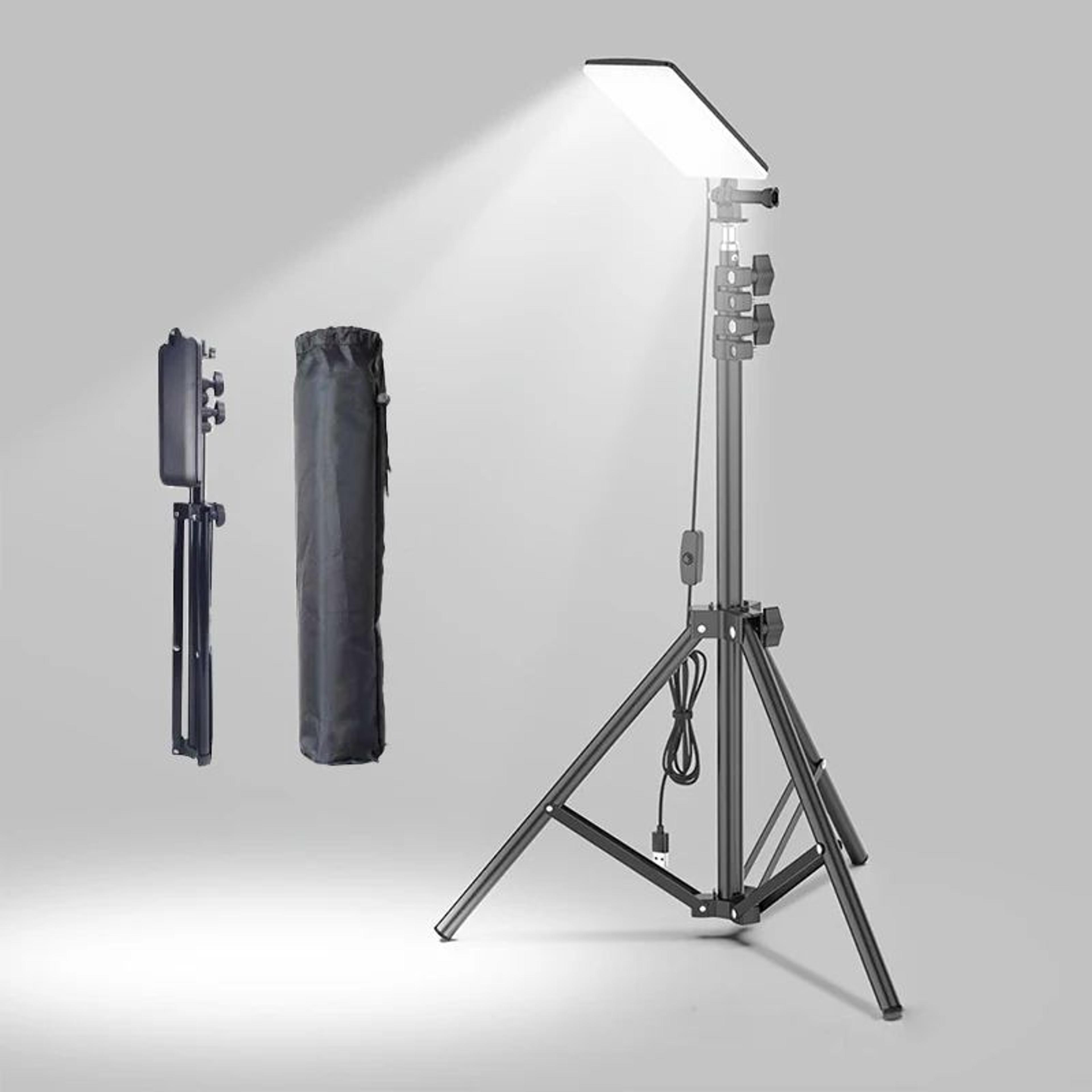 portable led tripod work light with telescopic stand