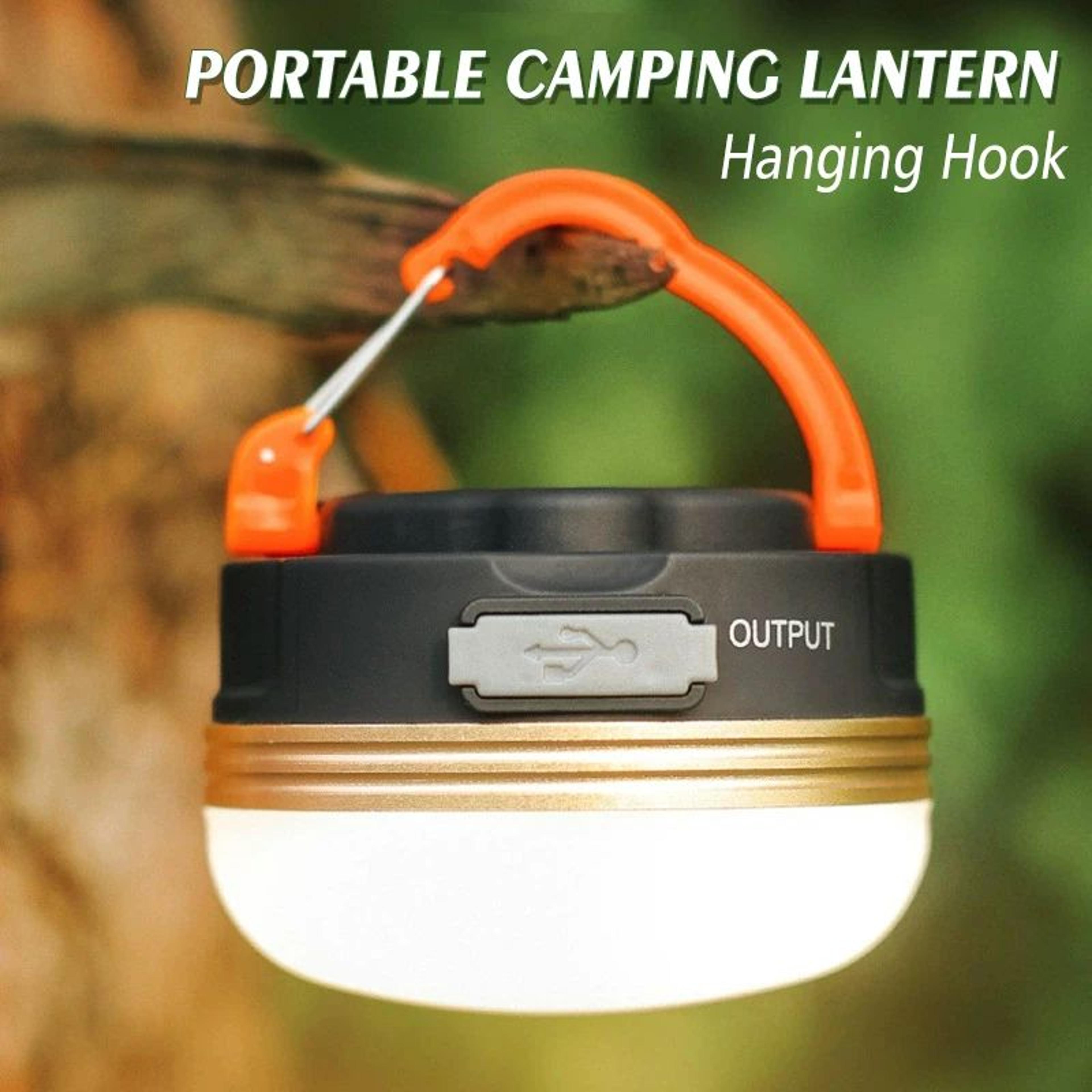 magnetic hanging usb rechargeable led camping tent light