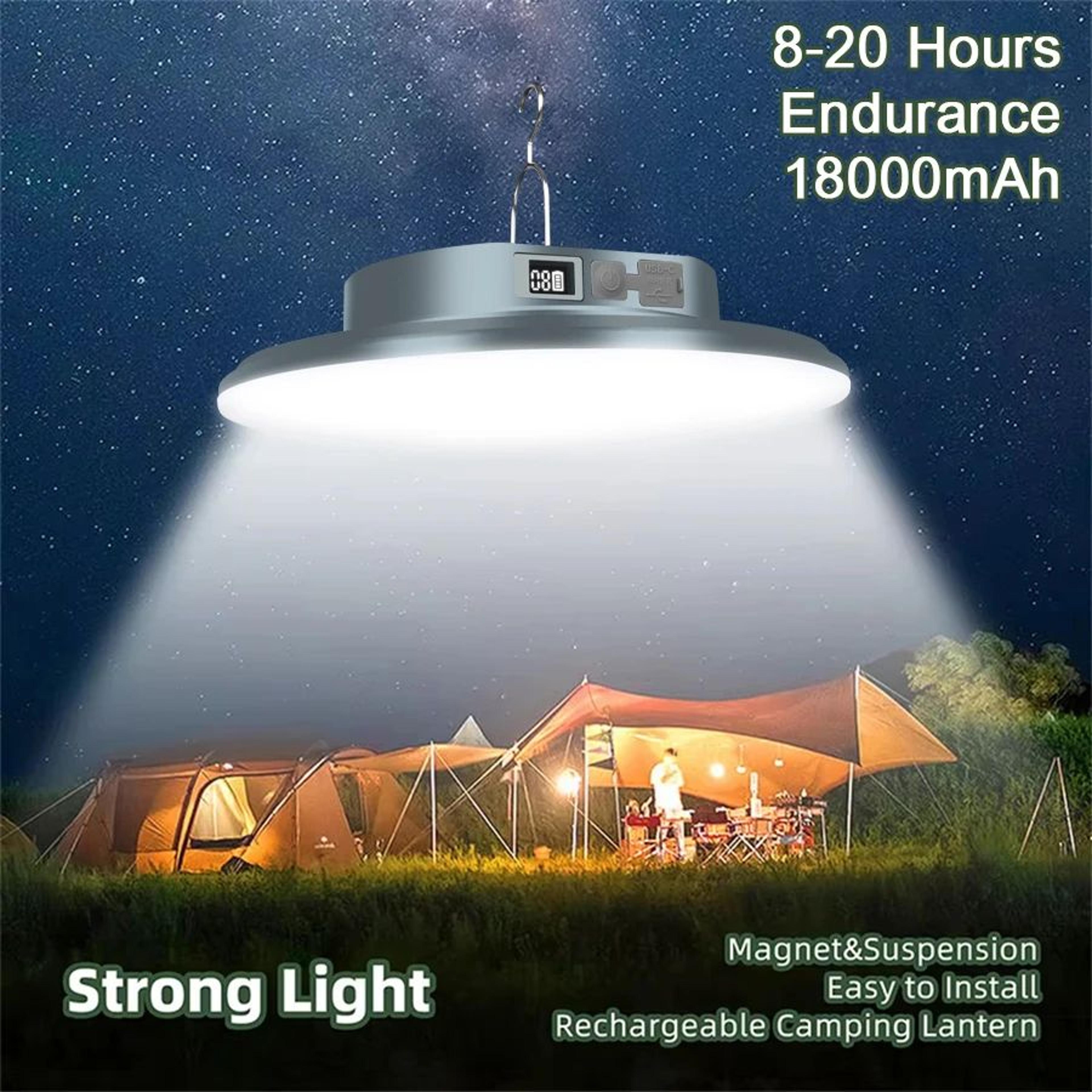 18000mah rechargeable led camping lantern and flashlight