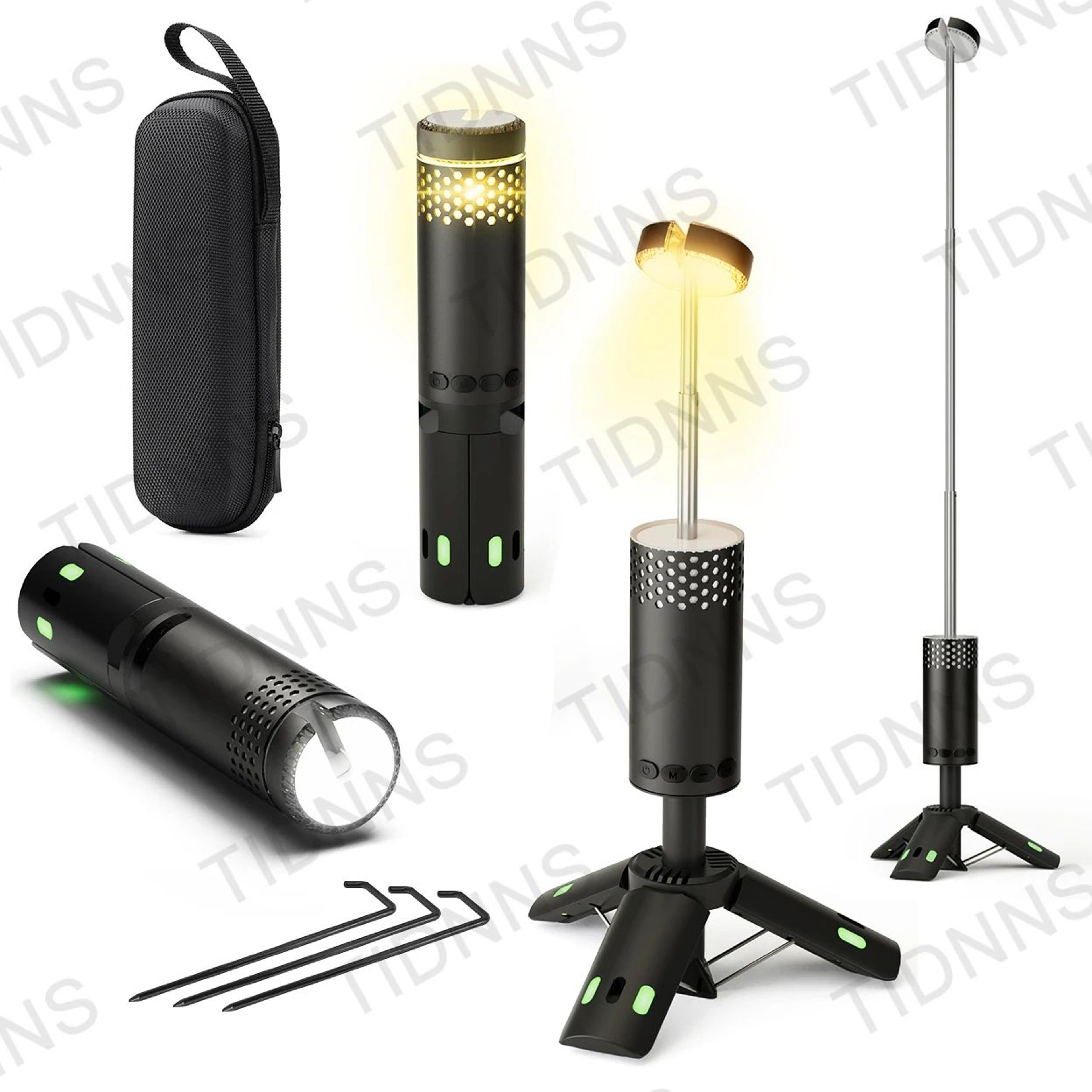 10000mah rechargeable led camping lantern with magnetic flashlight