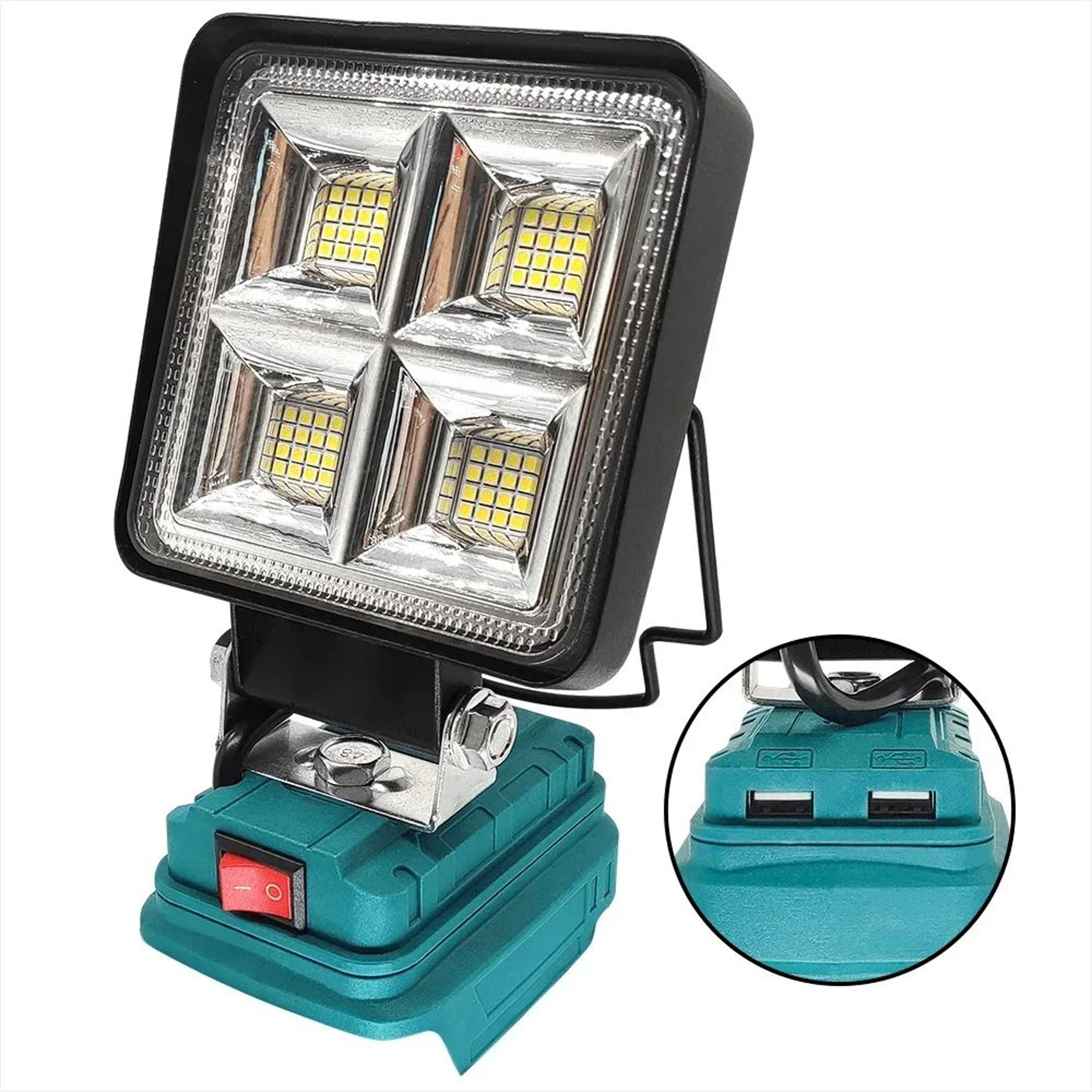 patuopro 64 led cordless work light for makita 18v battery