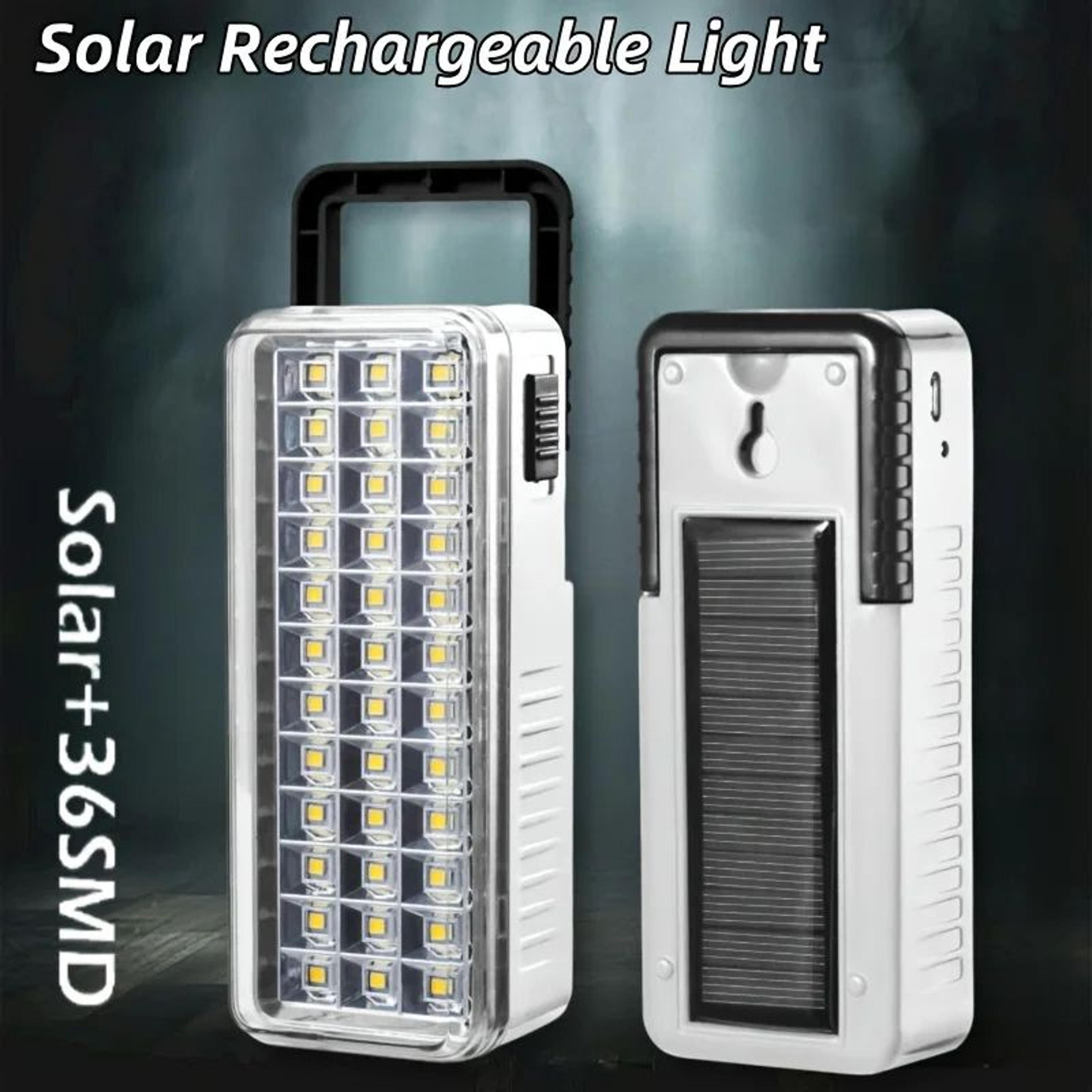 solar rechargeable led lantern and desk lamp for camping
