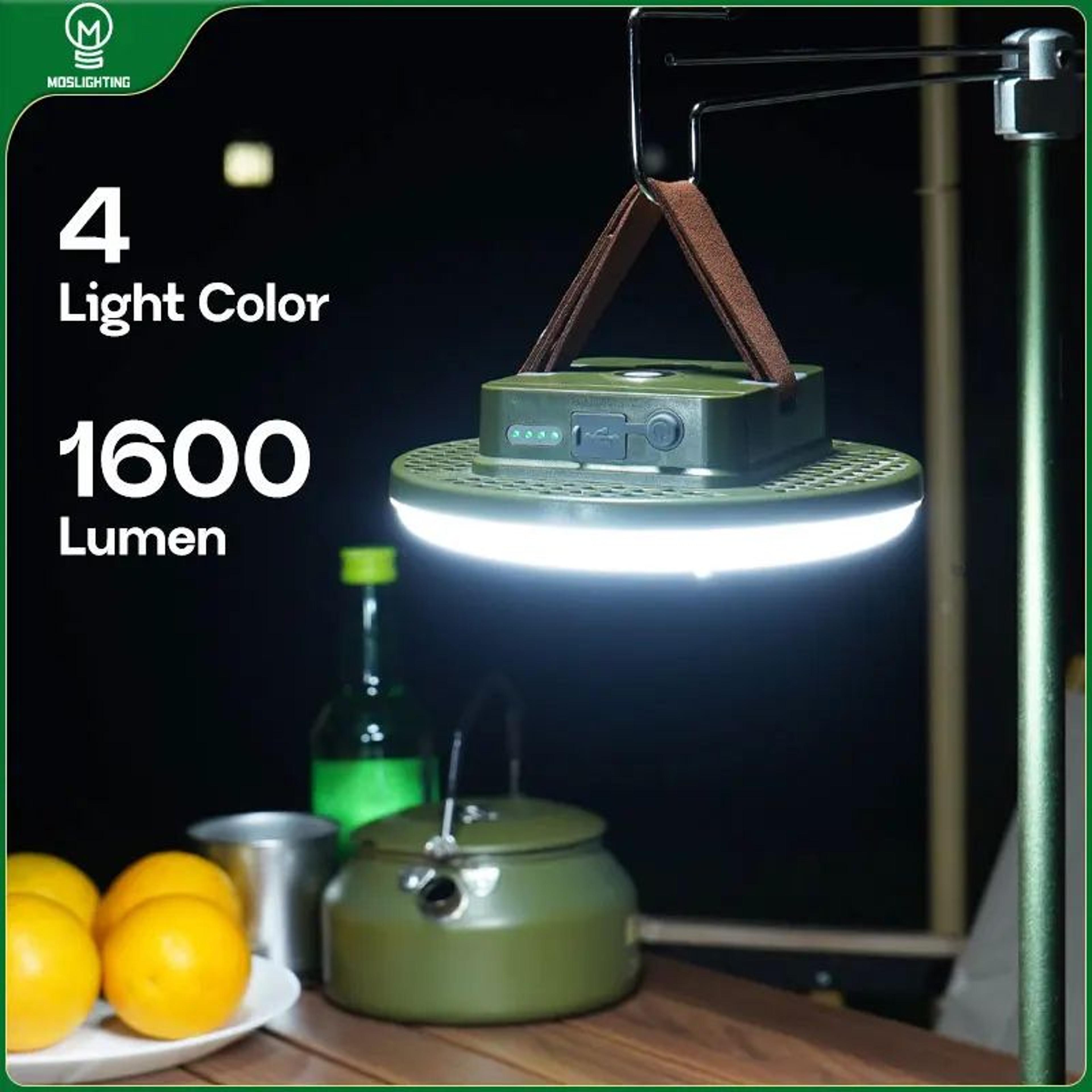 moslighting rechargeable magnetic led camping tent light