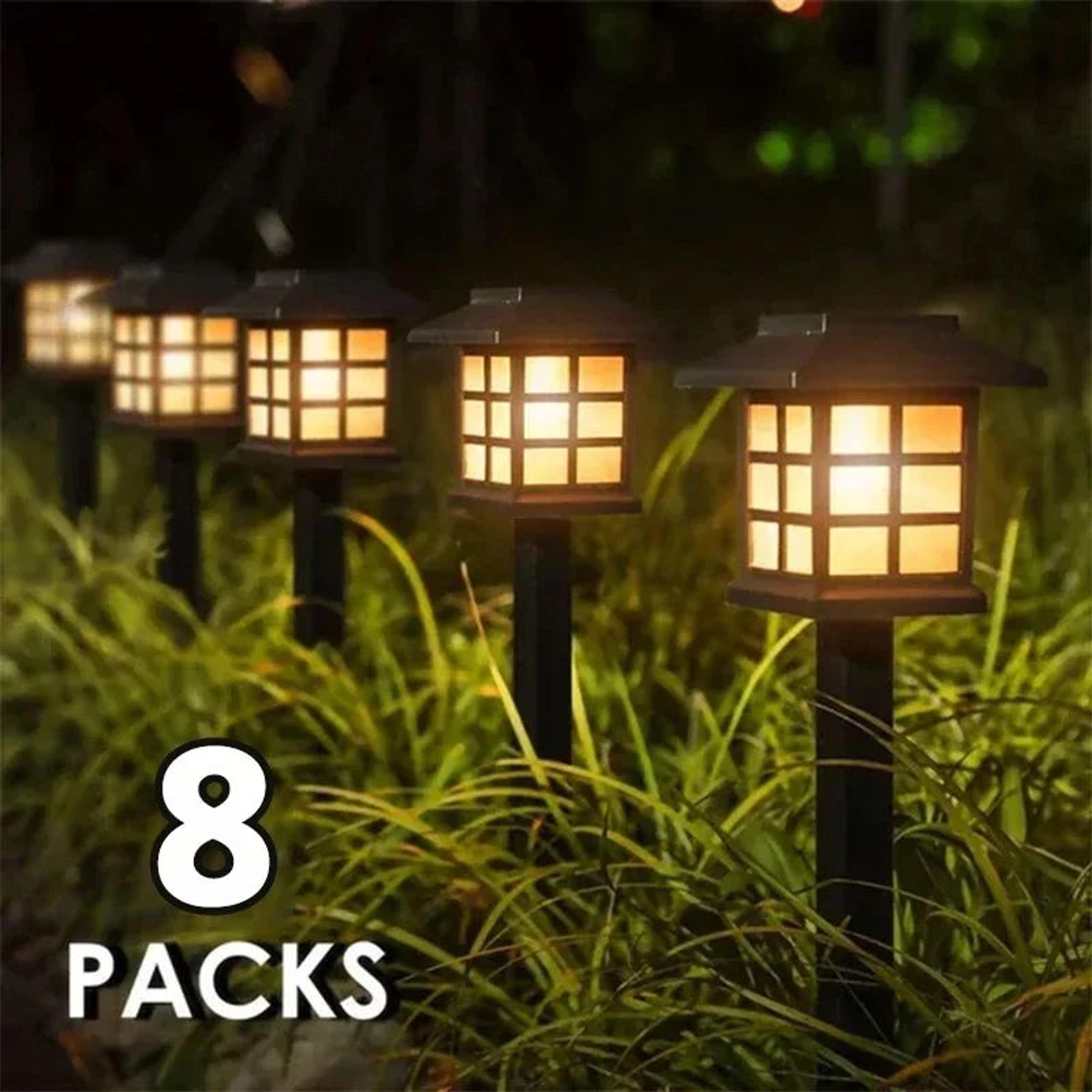 solar led pathway lights for garden walkway and driveway