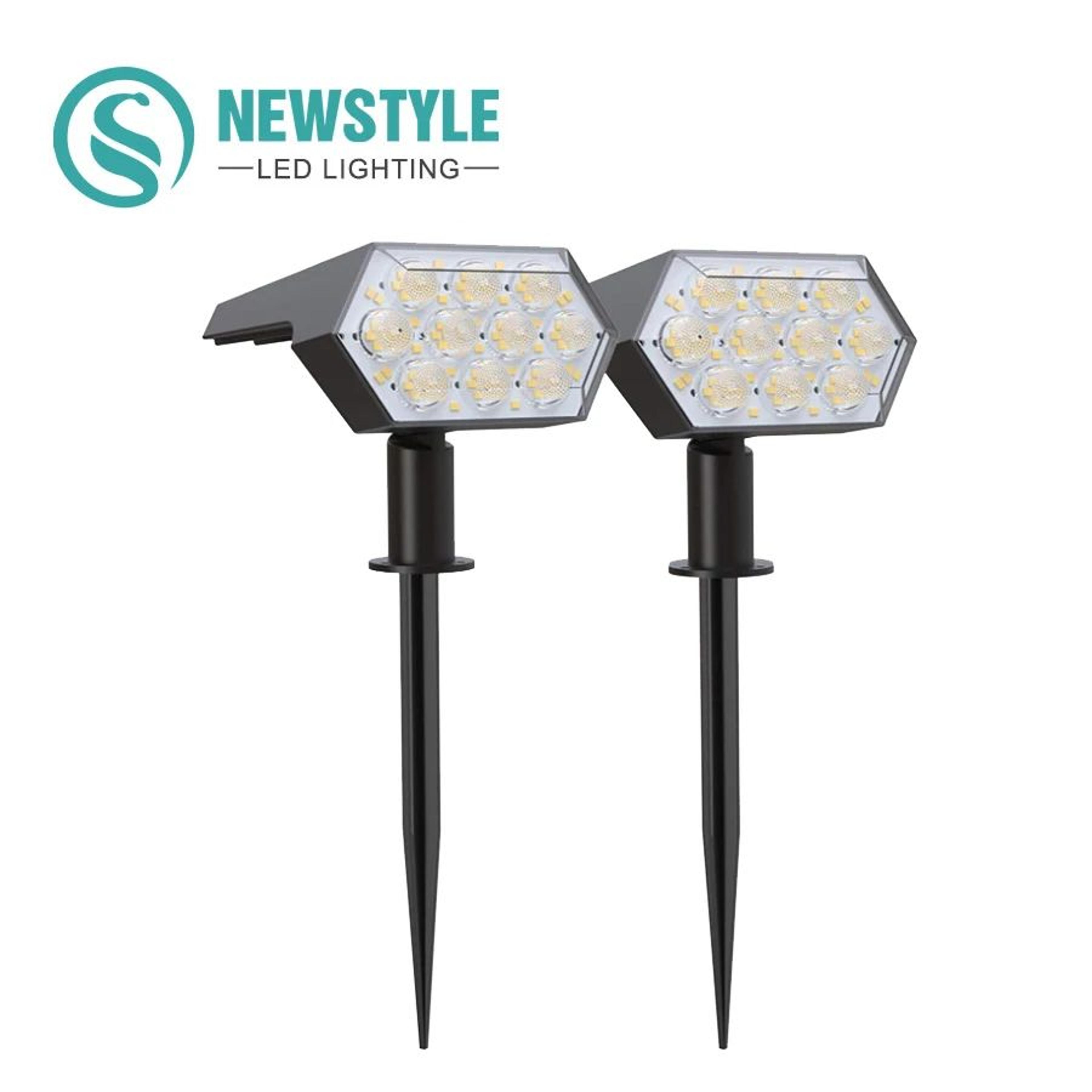 adjustable solar led landscape spotlight
