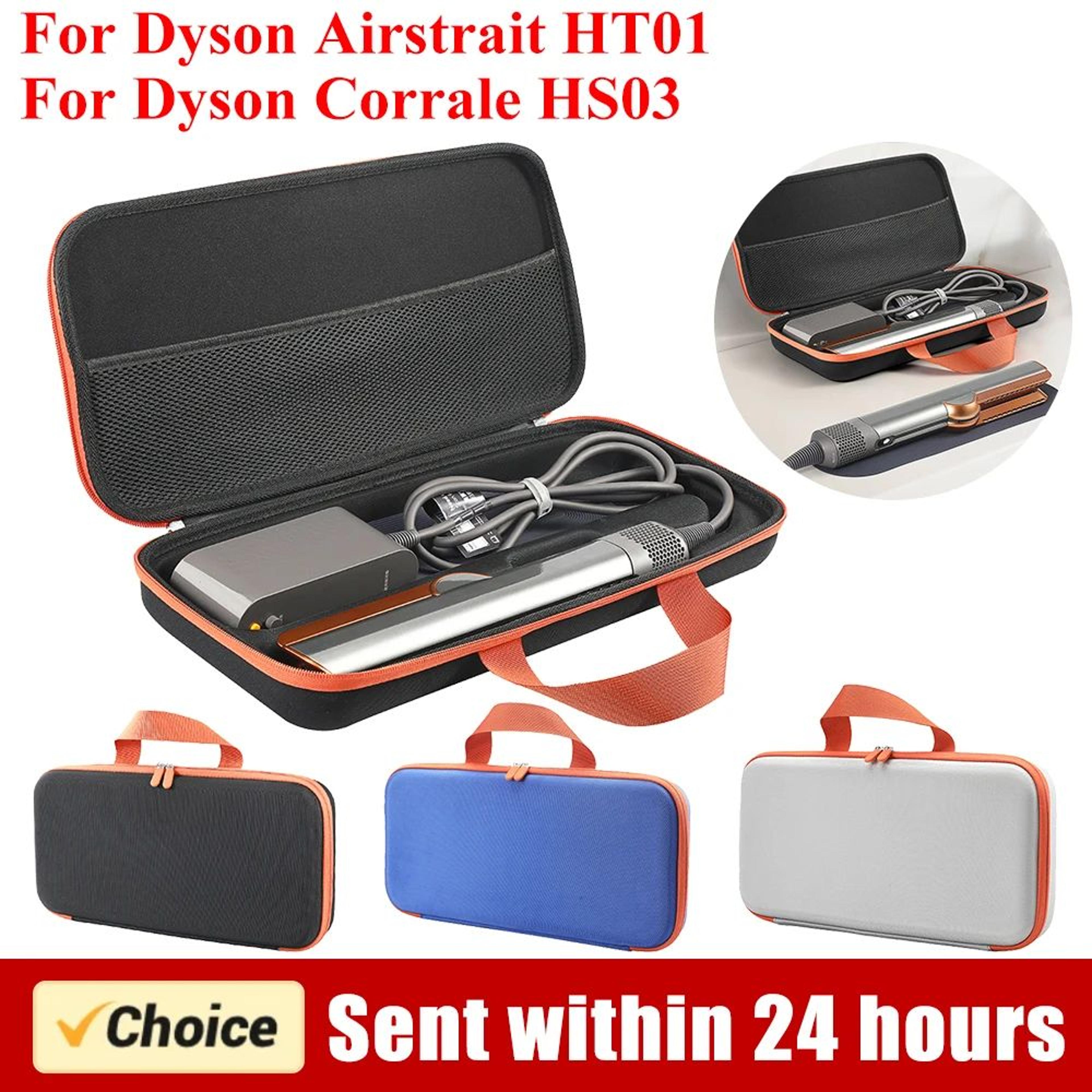 hard travel carrying case for dyson airstrait and corrale