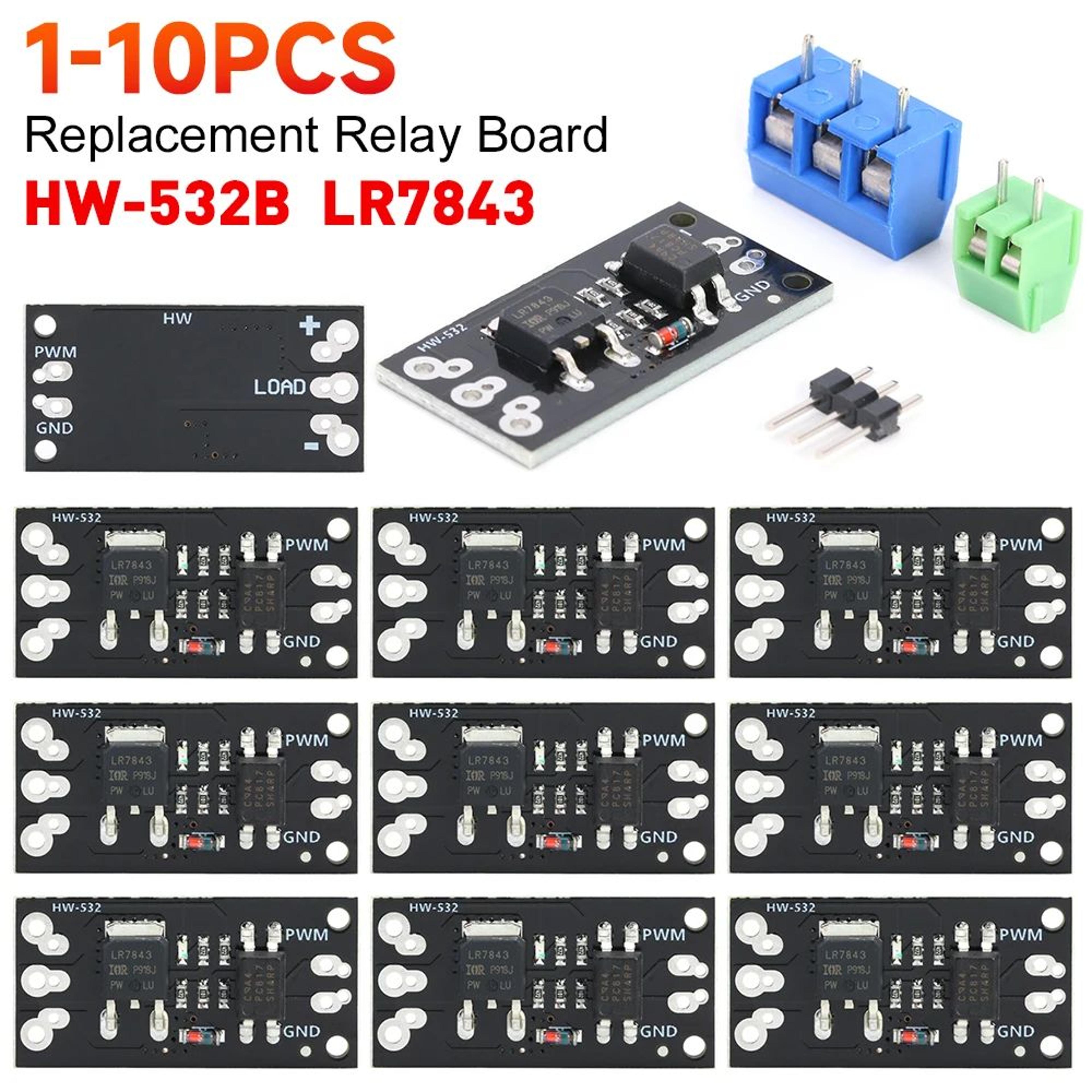 hw 532b lr7843 mosfet module for motor control