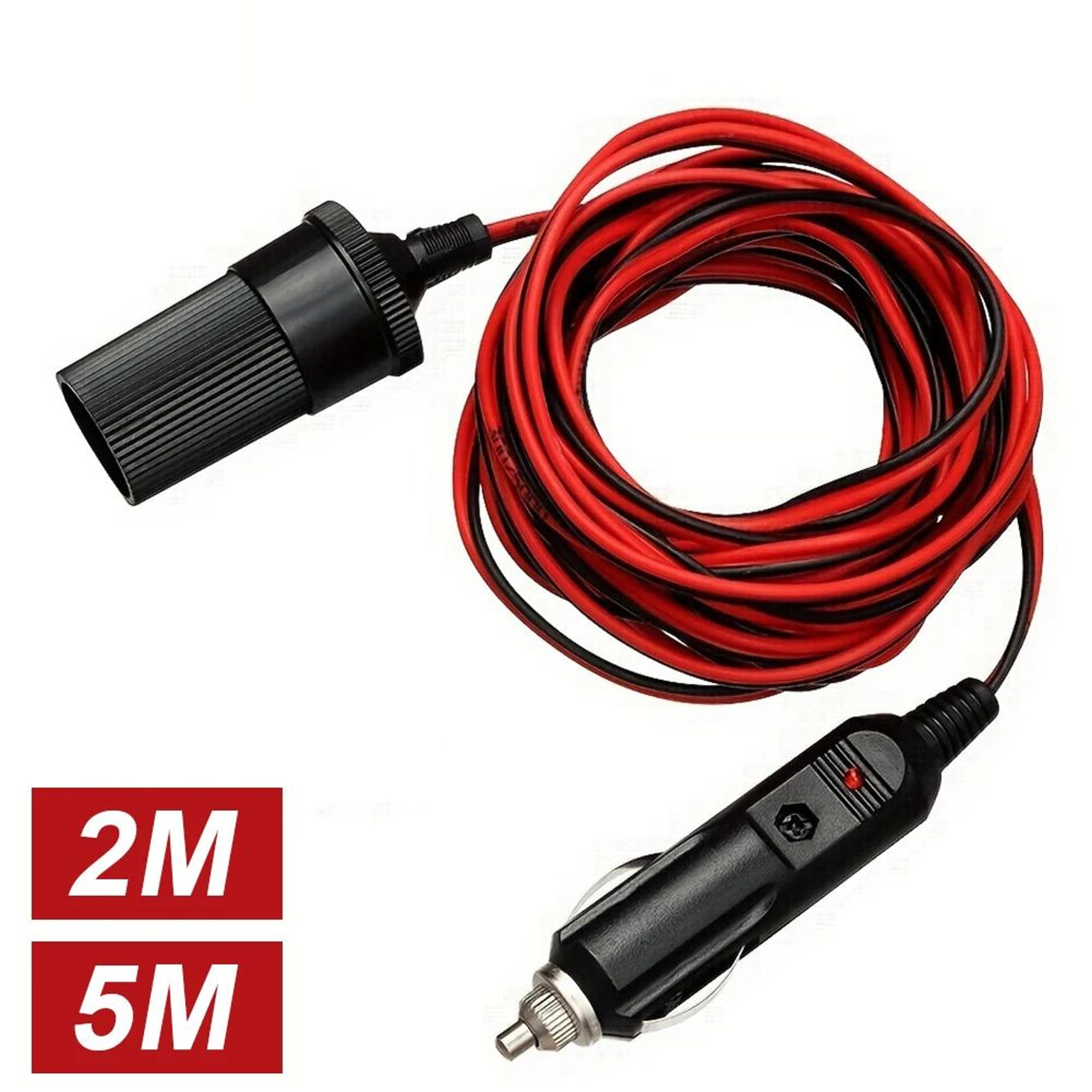 12v 24v heavy duty cigarette lighter extension cable