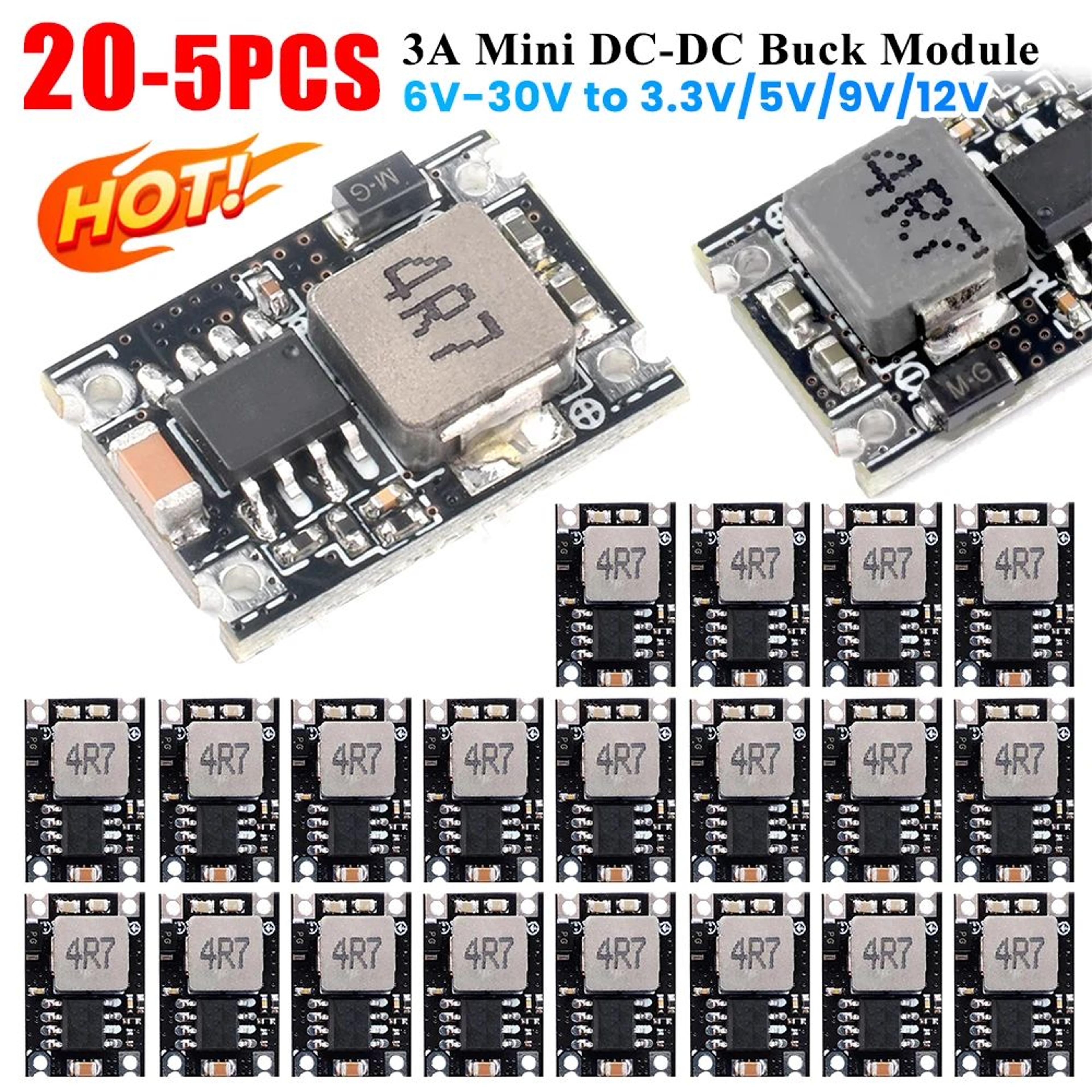 adjustable dc dc buck converter module 5v to 30v voltage step down board