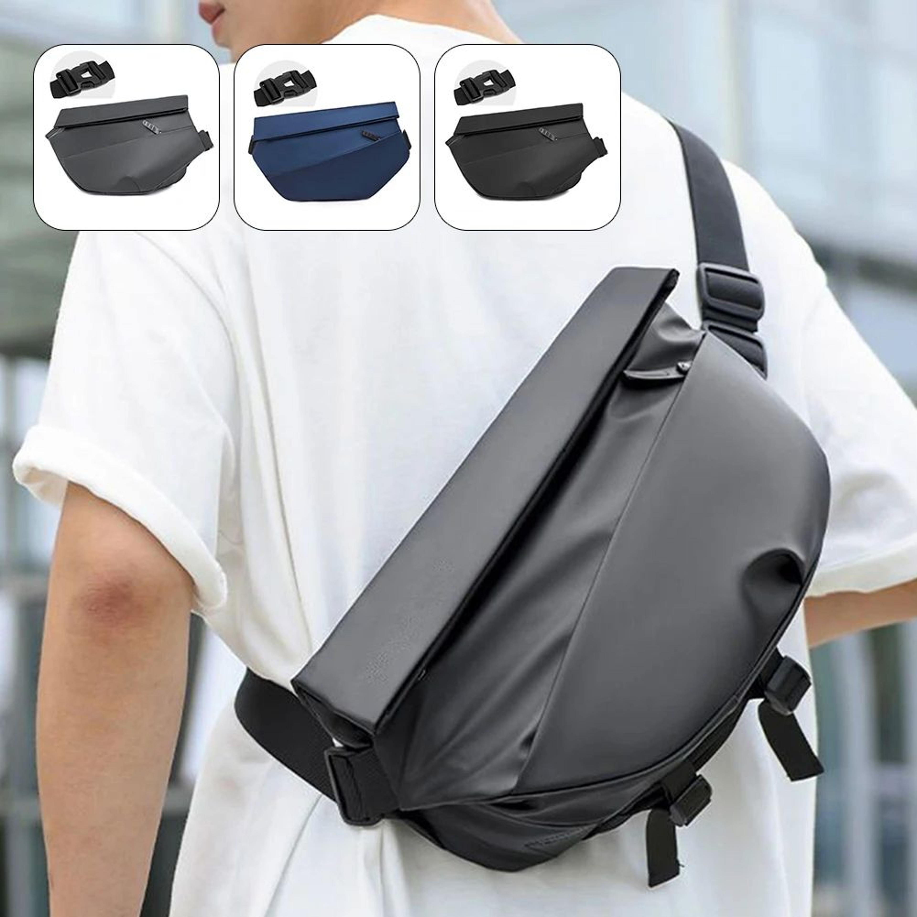 multipurpose anti theft crossbody sling bag for men
