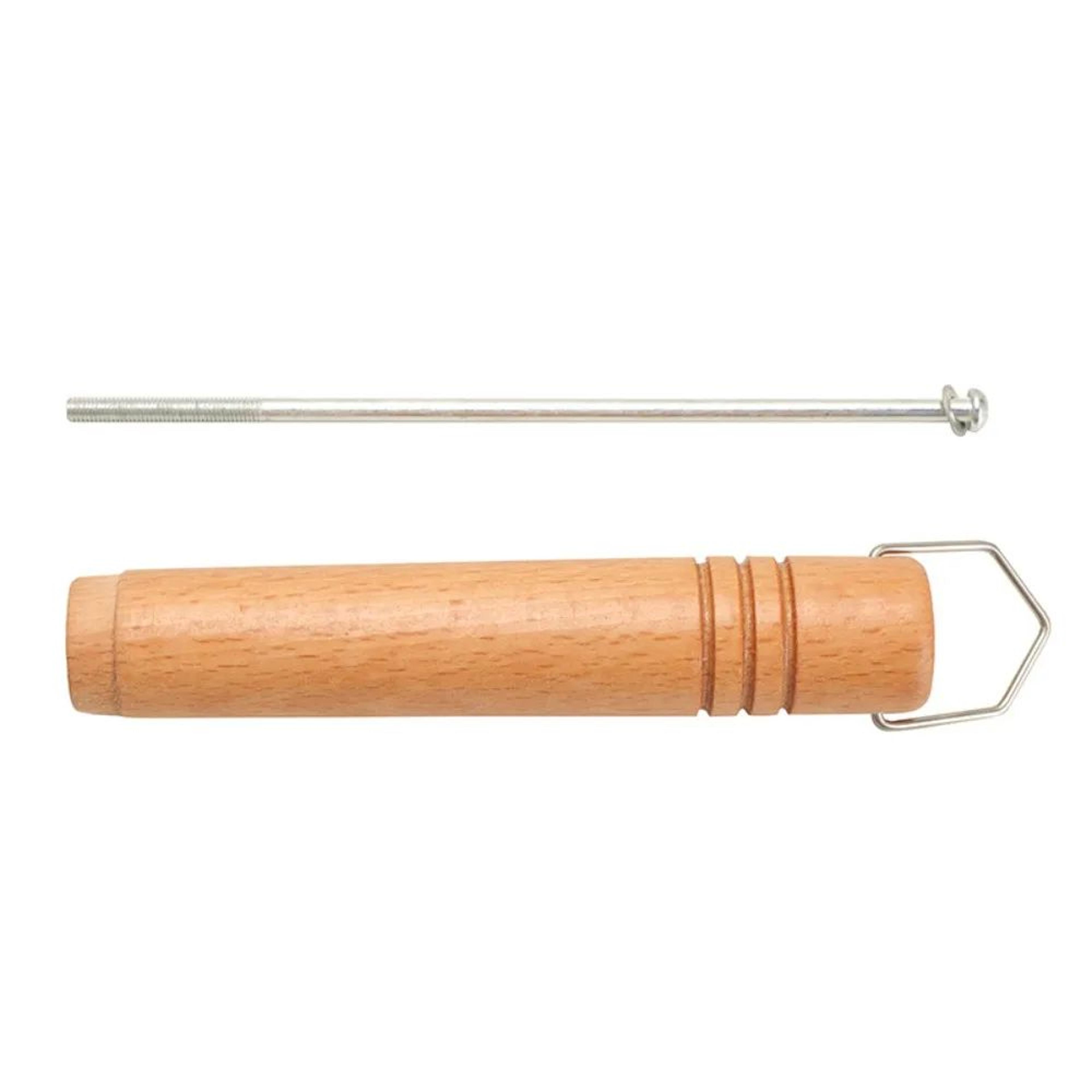 wooden replacement handle for pots and pans