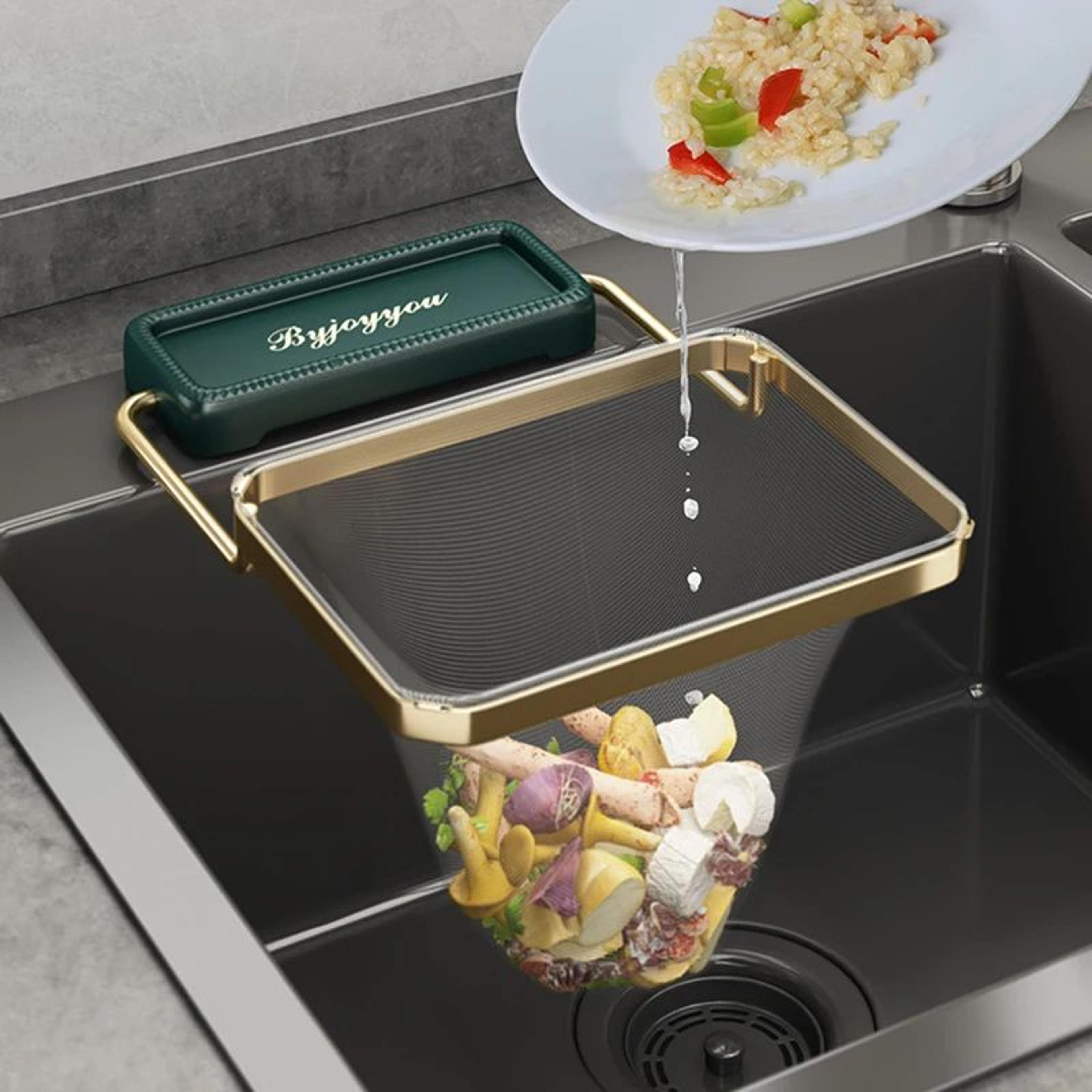triangular kitchen sink strainer basket with mesh bags