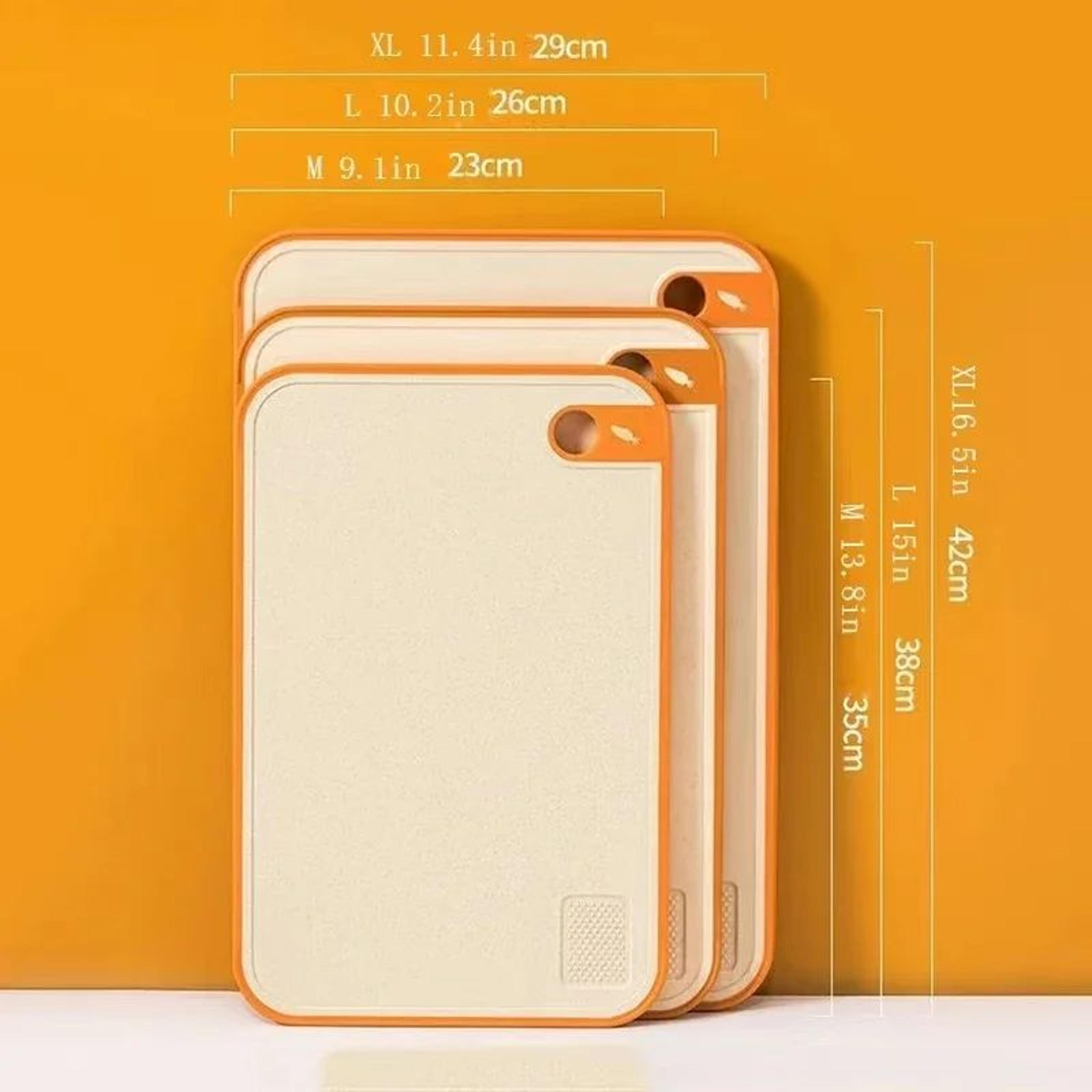double sided wheat straw non slip cutting board